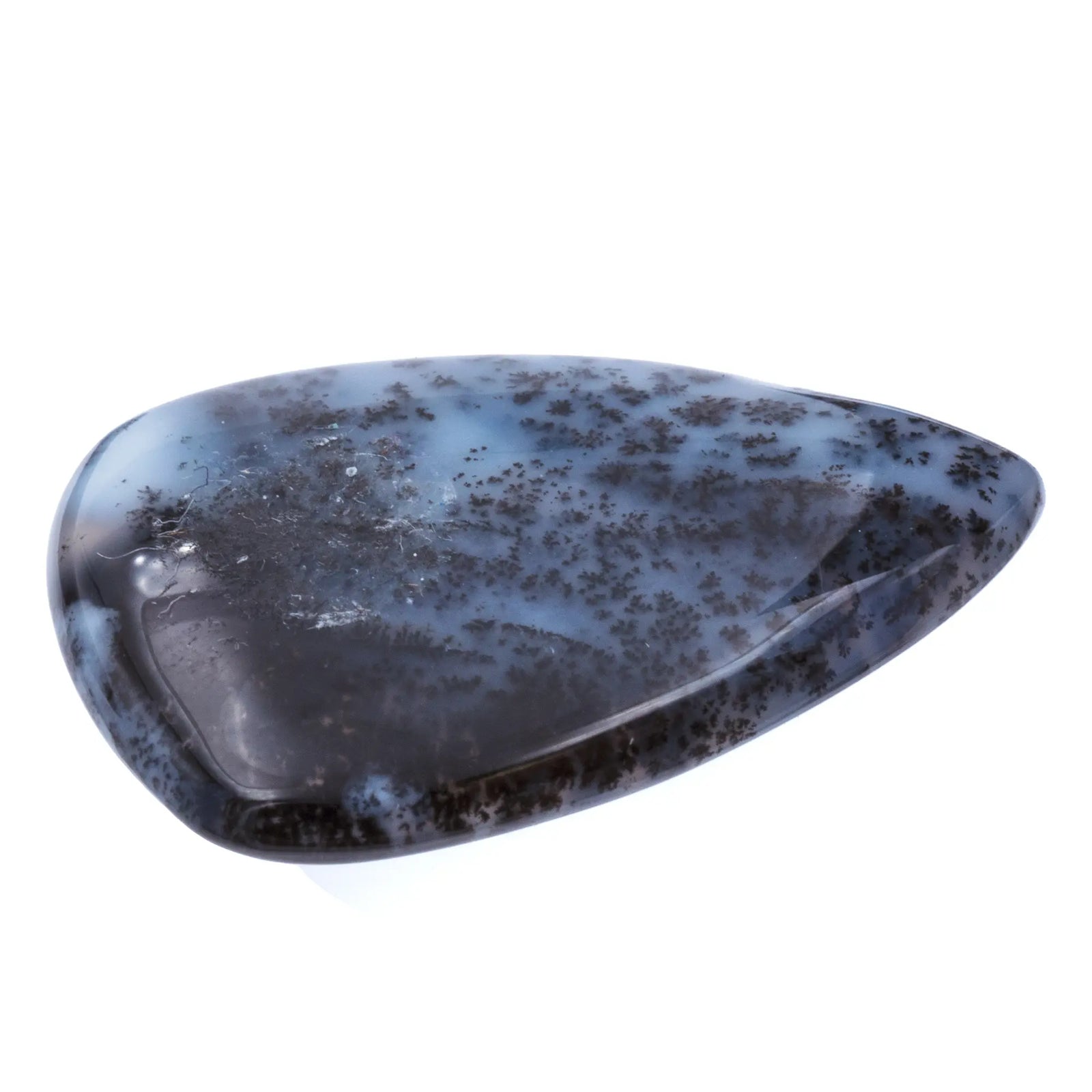 Cabochon - Agate dendritique - agate-dendritique-cabochon-poli-botswana-agd3 - CRISTAL SOURCES