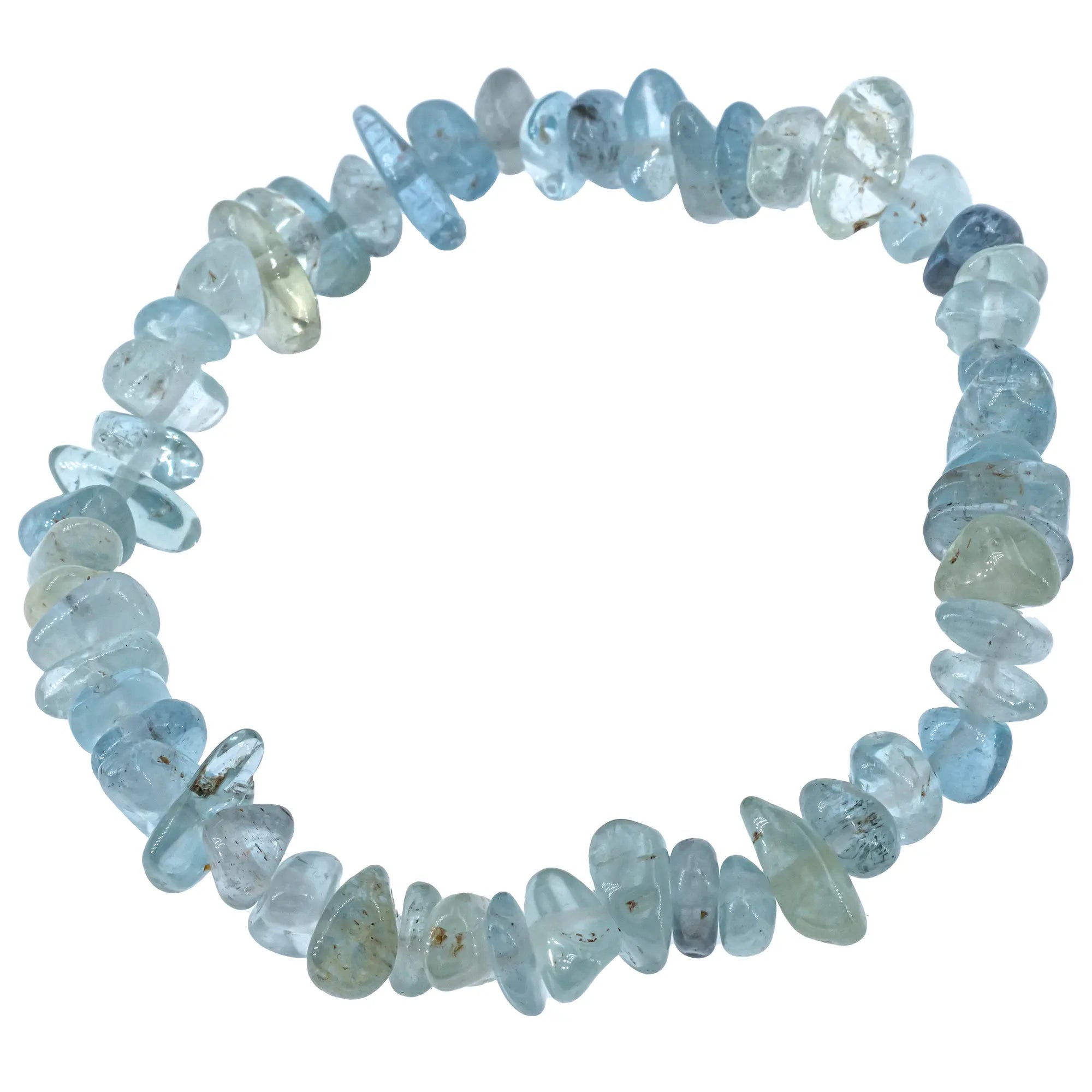 Bracelet Aigue-marine perle baroque - bracelet-aigue-marine-perle-baroque-aigbra1 - CRISTAL SOURCES