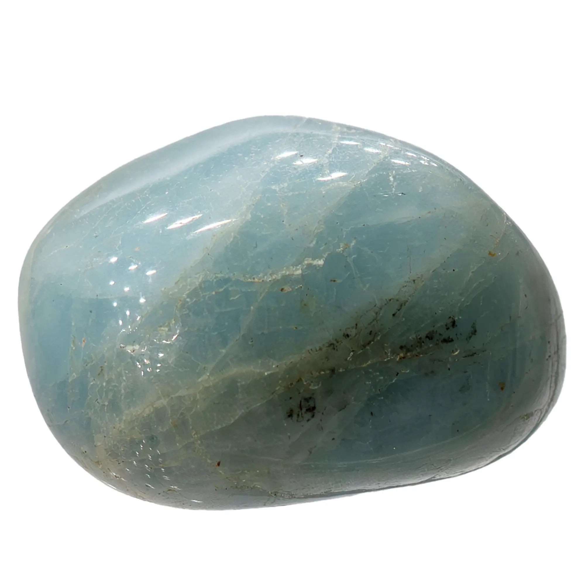 Pierre roulée - Aigue-marine - Brésil - 2 à 3 cm - aigue-marine-roulee-aigpr0 - CRISTAL SOURCES