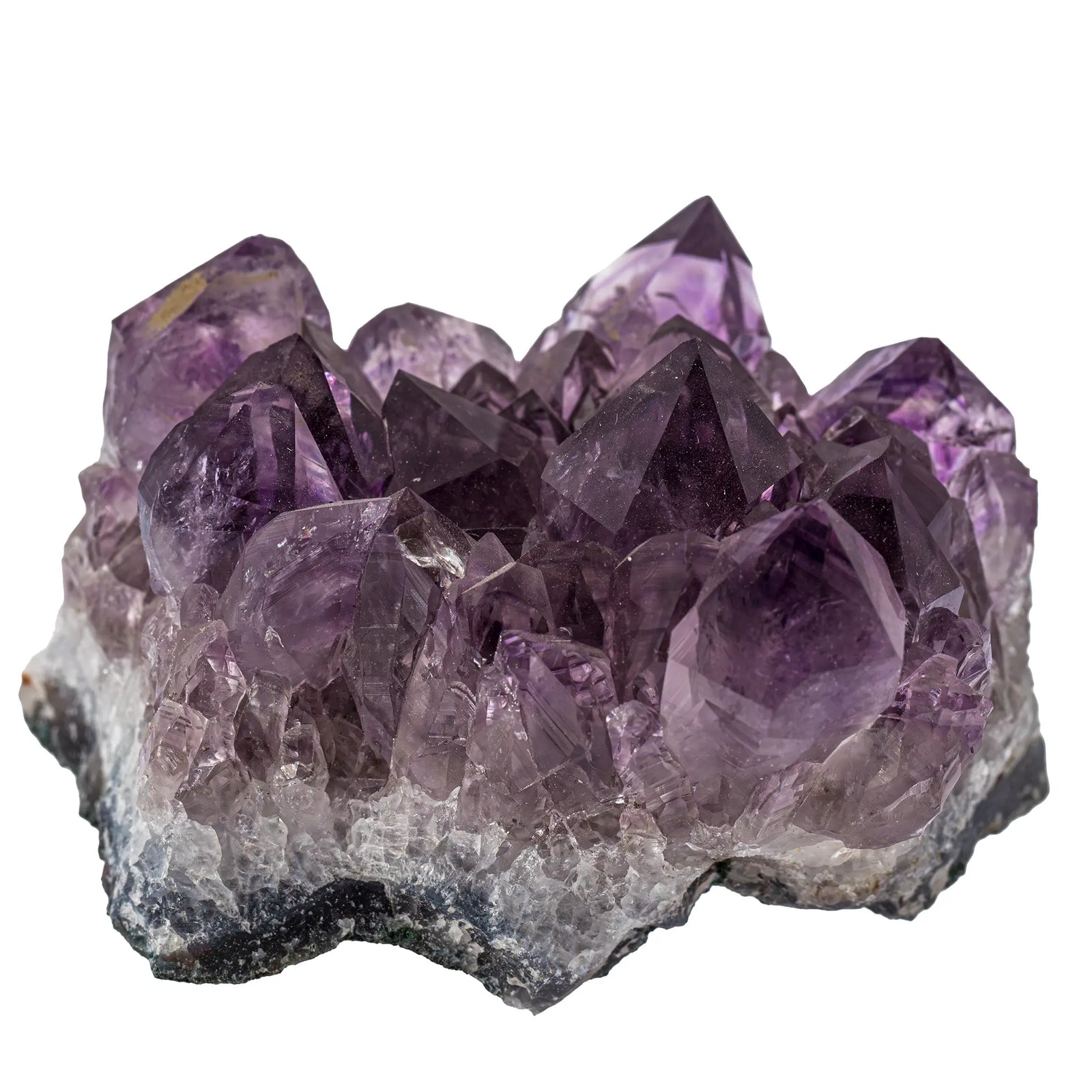 Druse Améthyste - 7 à 8 cm - Brésil - amas-d-amethyste-amaa3 - CRISTAL SOURCES