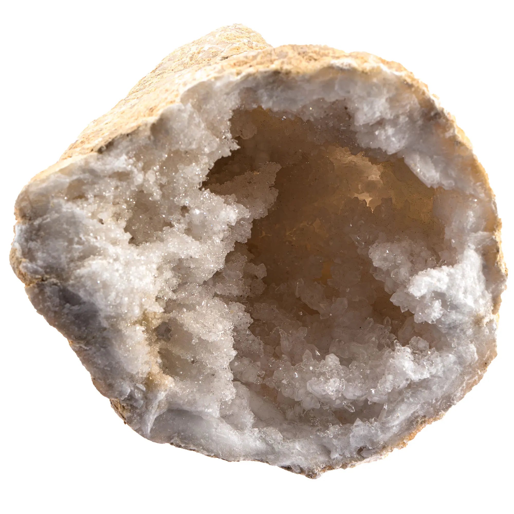 Géode de quartz - 1.05kg - geode-quartz-maroc-amaq21 - CRISTAL SOURCES