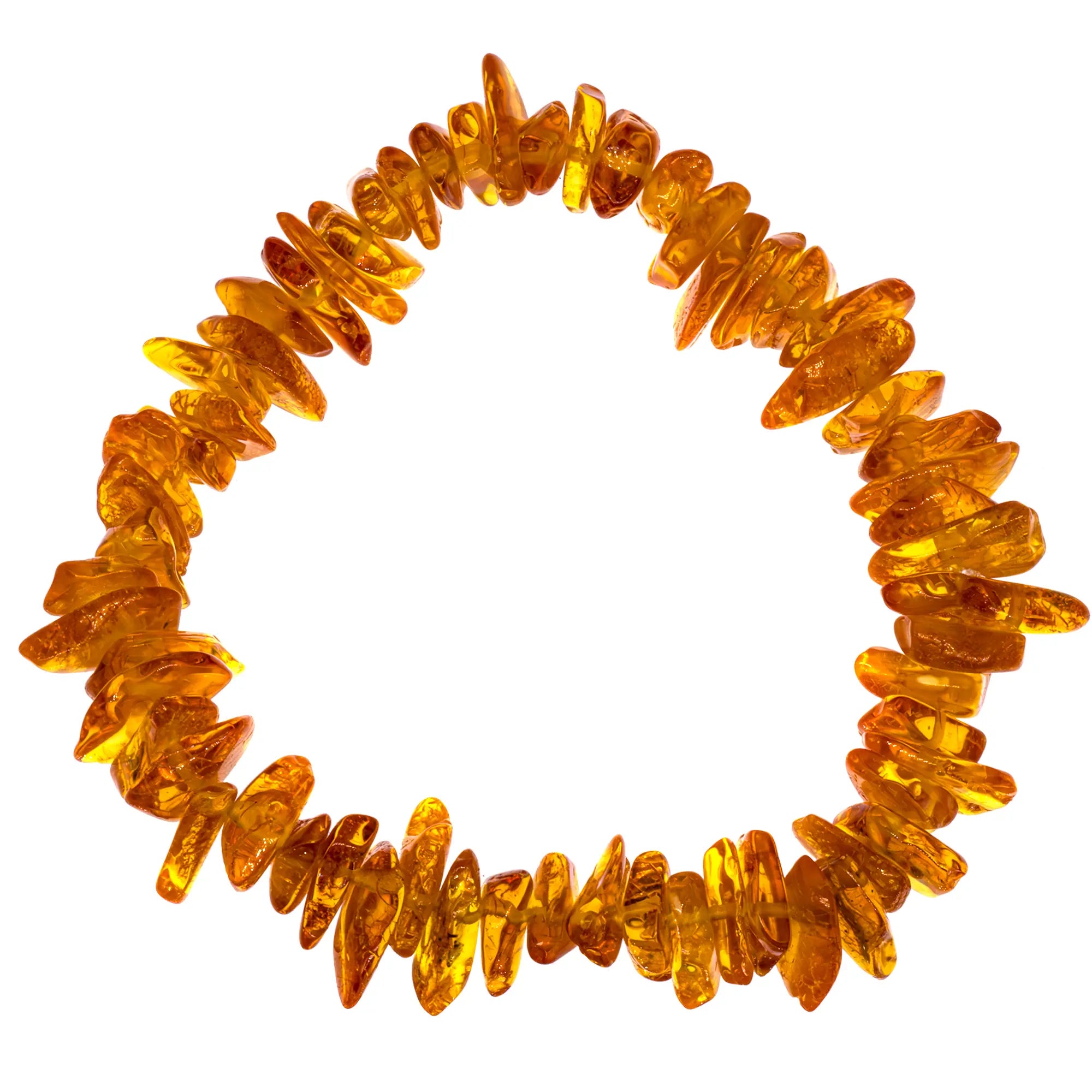 Bracelet Ambre naturel perle baroque - bracelet-ambre-naturel-perle-baroque-ambbra1 - CRISTAL SOURCES