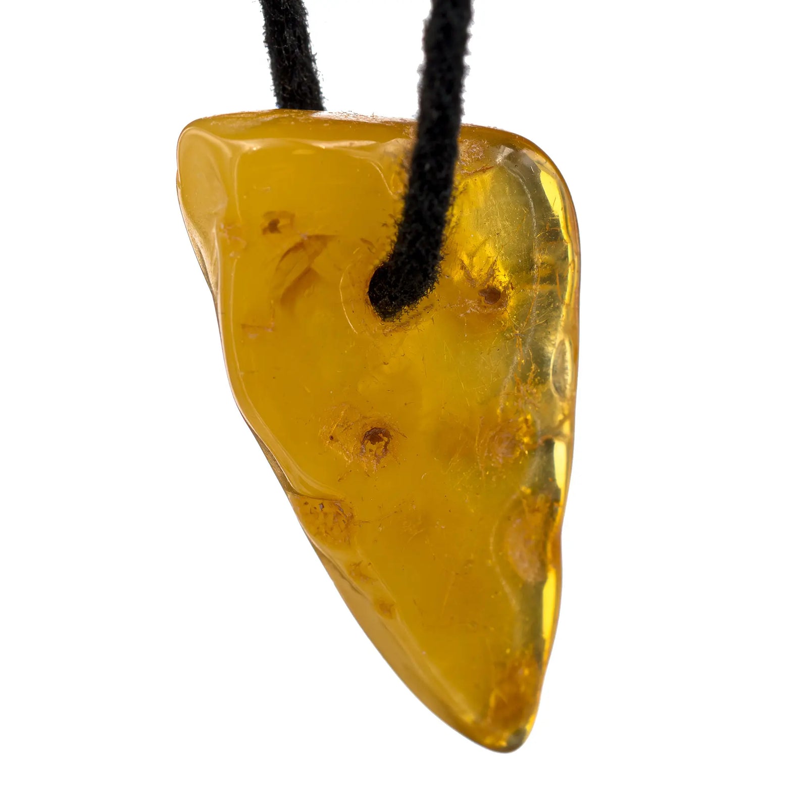 Pendentif Ambre - pierre percée - pendentif-ambre-perce-ambpc4 - CRISTAL SOURCES