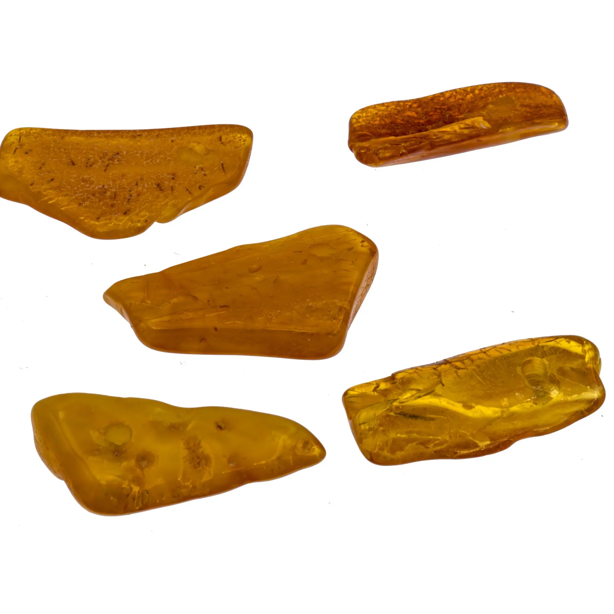 Pendentif Ambre - pierre percée - CRISTAL SOURCES