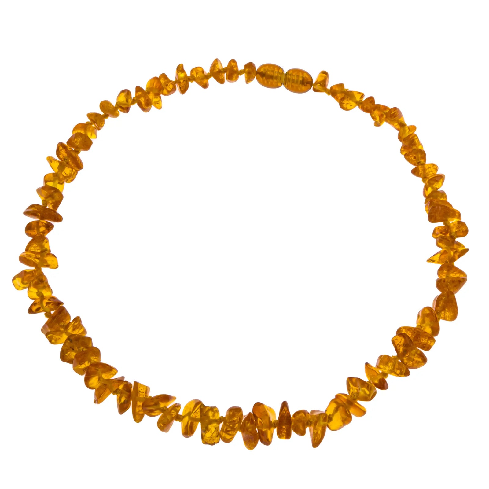 Collier bébé Ambre brun poli - collier-bebe-ambre-brun-poli-ambpd1 - CRISTAL SOURCES