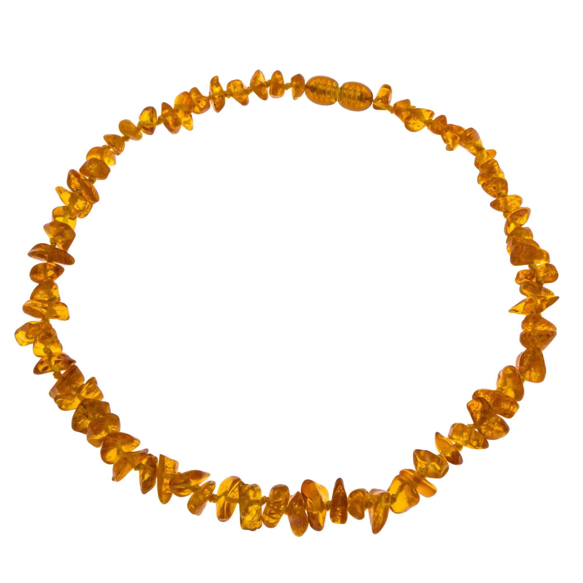 Collier bébé Ambre brun poli - collier-bebe-ambre-brun-poli-ambpd1 - CRISTAL SOURCES