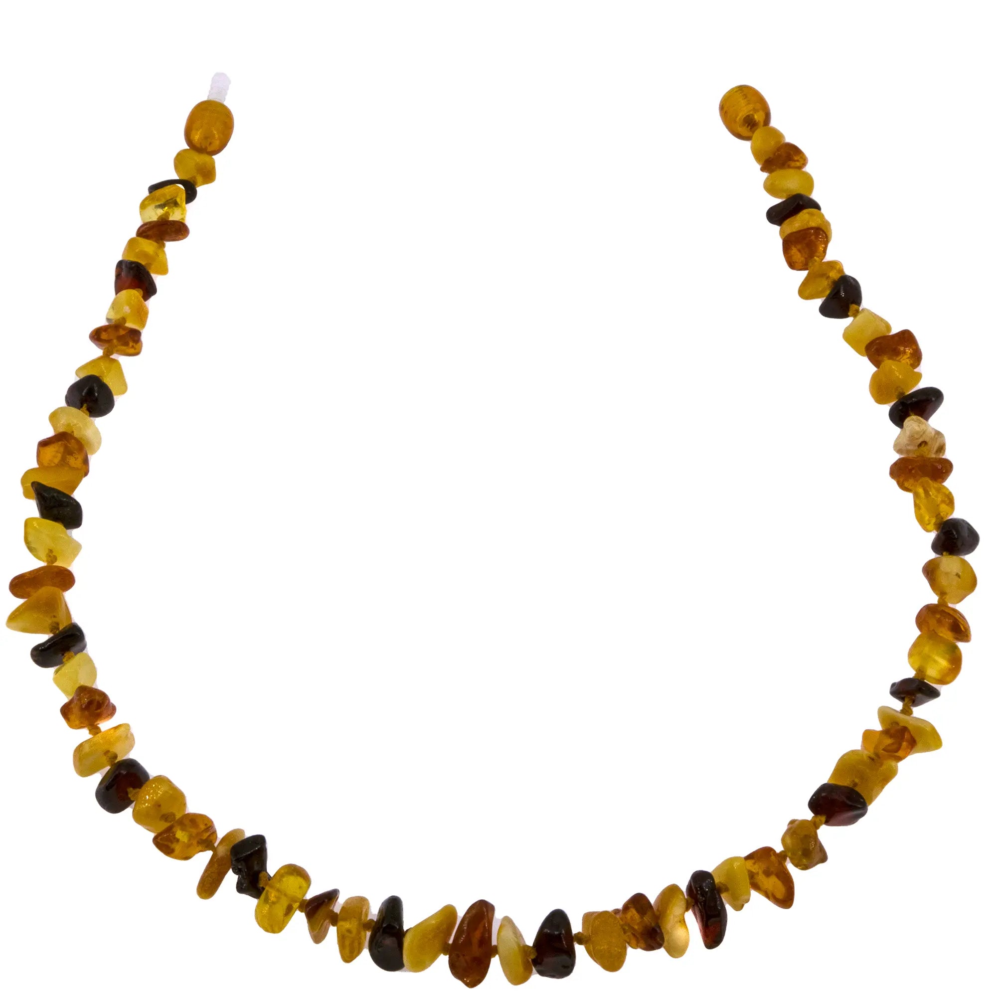 Collier bébé Ambre multicolore poli - collier-bebe-ambre-multicolore-poli-ambpd2 - CRISTAL SOURCES