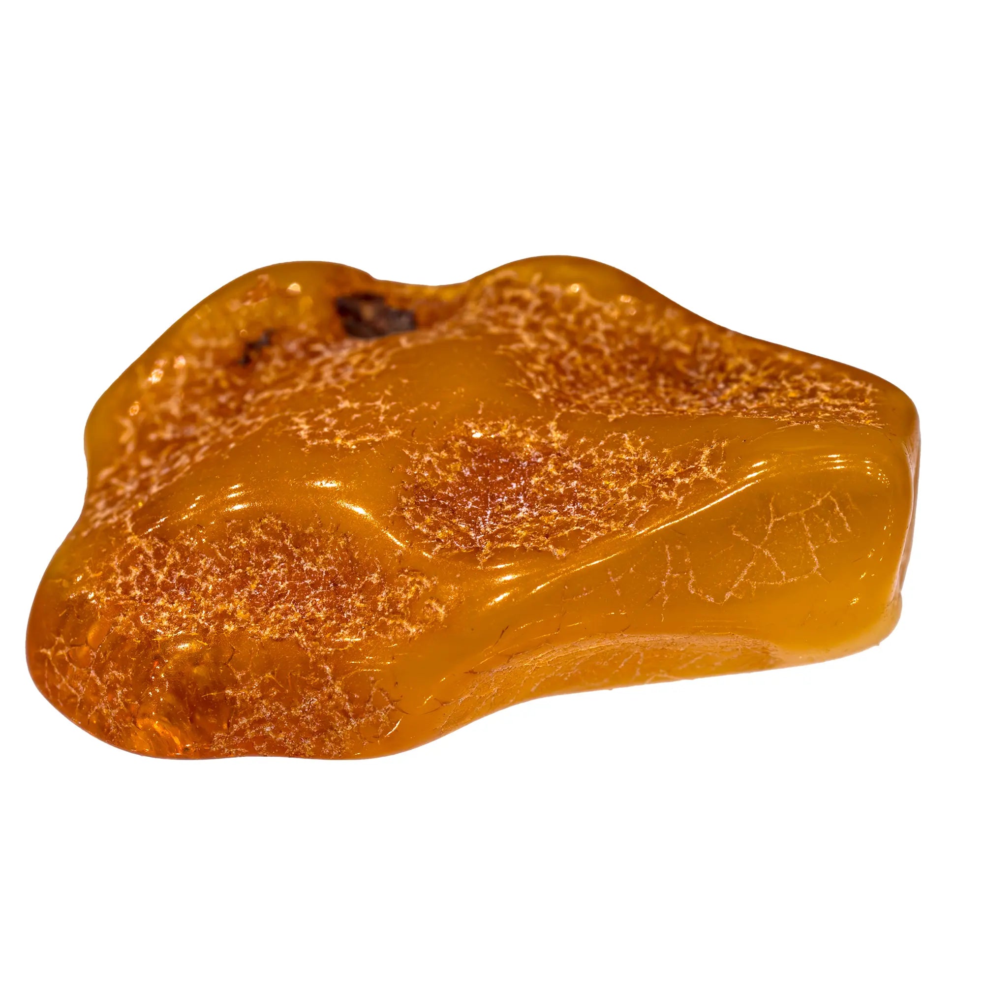 Pierre roulée Ambre - Baltique - 1 à 2 cm - ambre-roule-ambpr1 - CRISTAL SOURCES