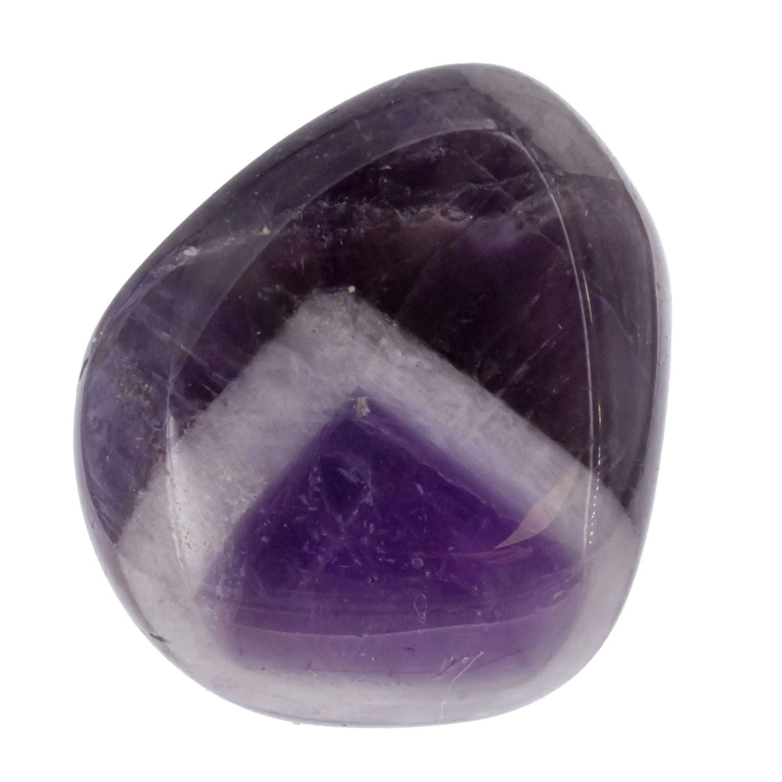 Pierre roulée - Améthyste chevron - Zambie - 2 à 3 cm - amethyste-chevron-roulee-amcpr0 - CRISTAL SOURCES