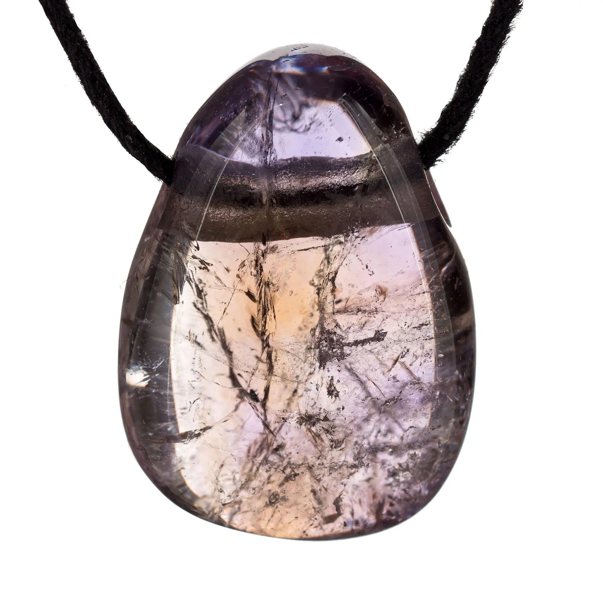 Pendentif amétrine - pierre percée - pendentif-ametrine-percee-amepc0 - CRISTAL SOURCES