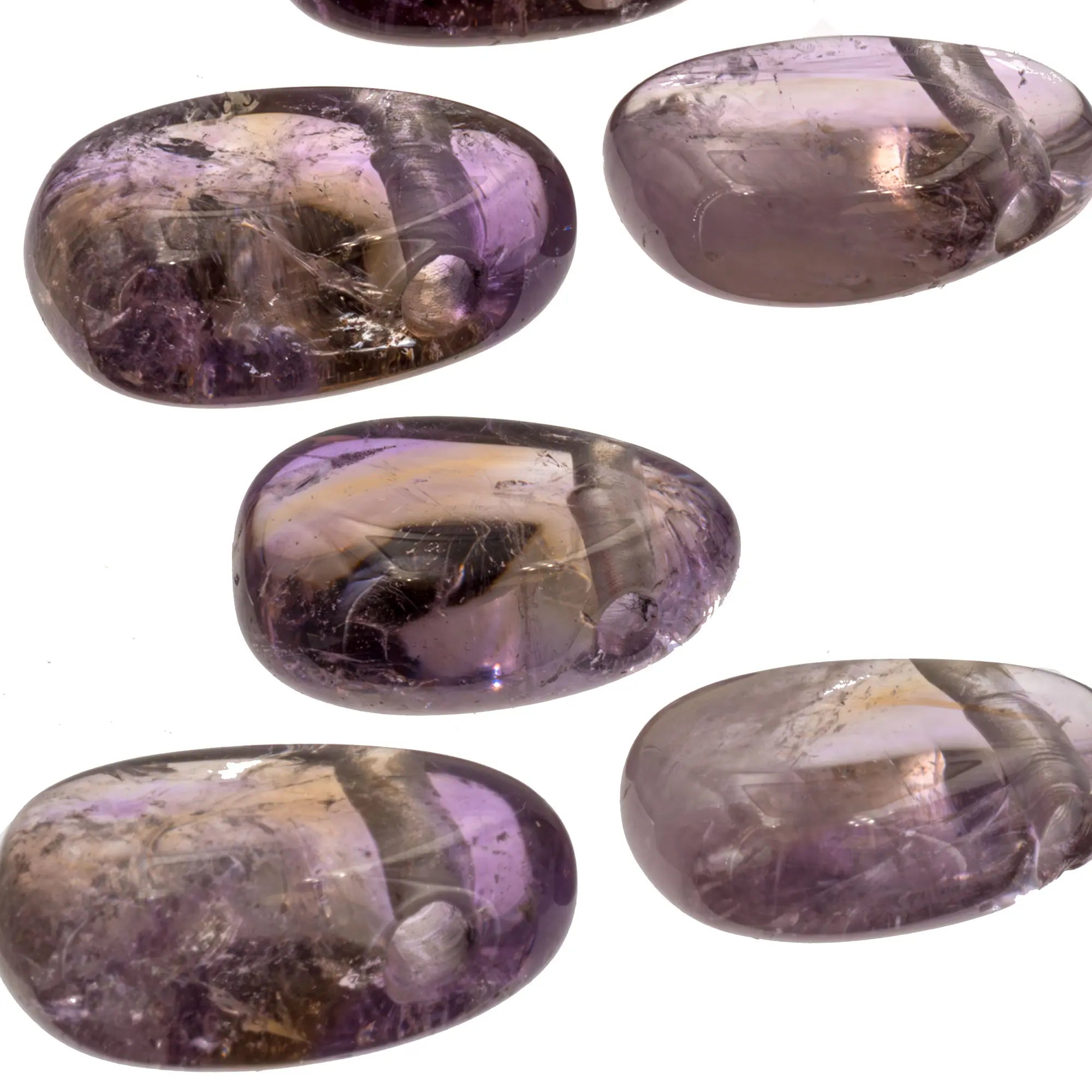 Pendentif amétrine - pierre percée - pendentif-ametrine-percee-amepc0 - CRISTAL SOURCES