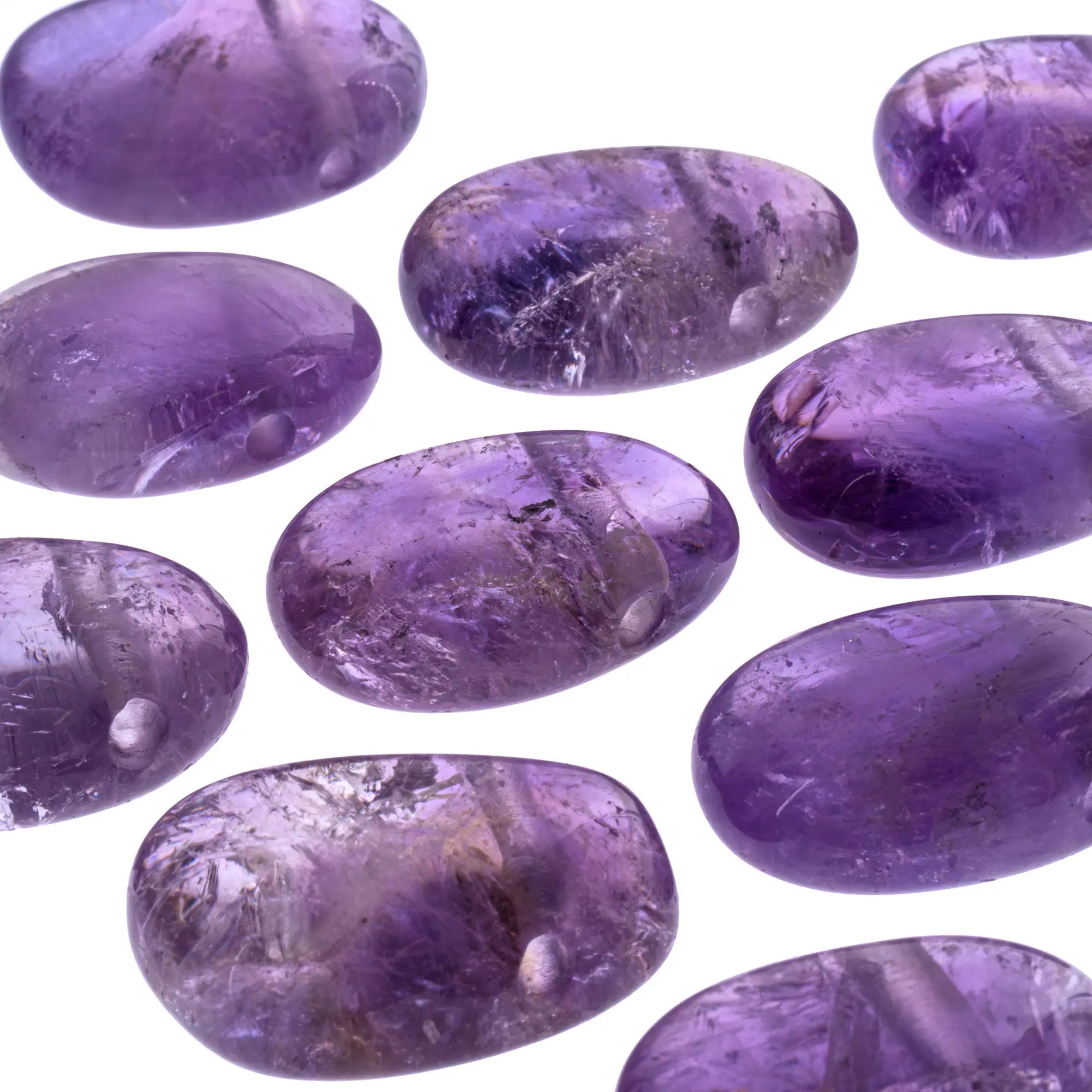 Pendentif Améthyste - pierre percée - CRISTAL SOURCES
