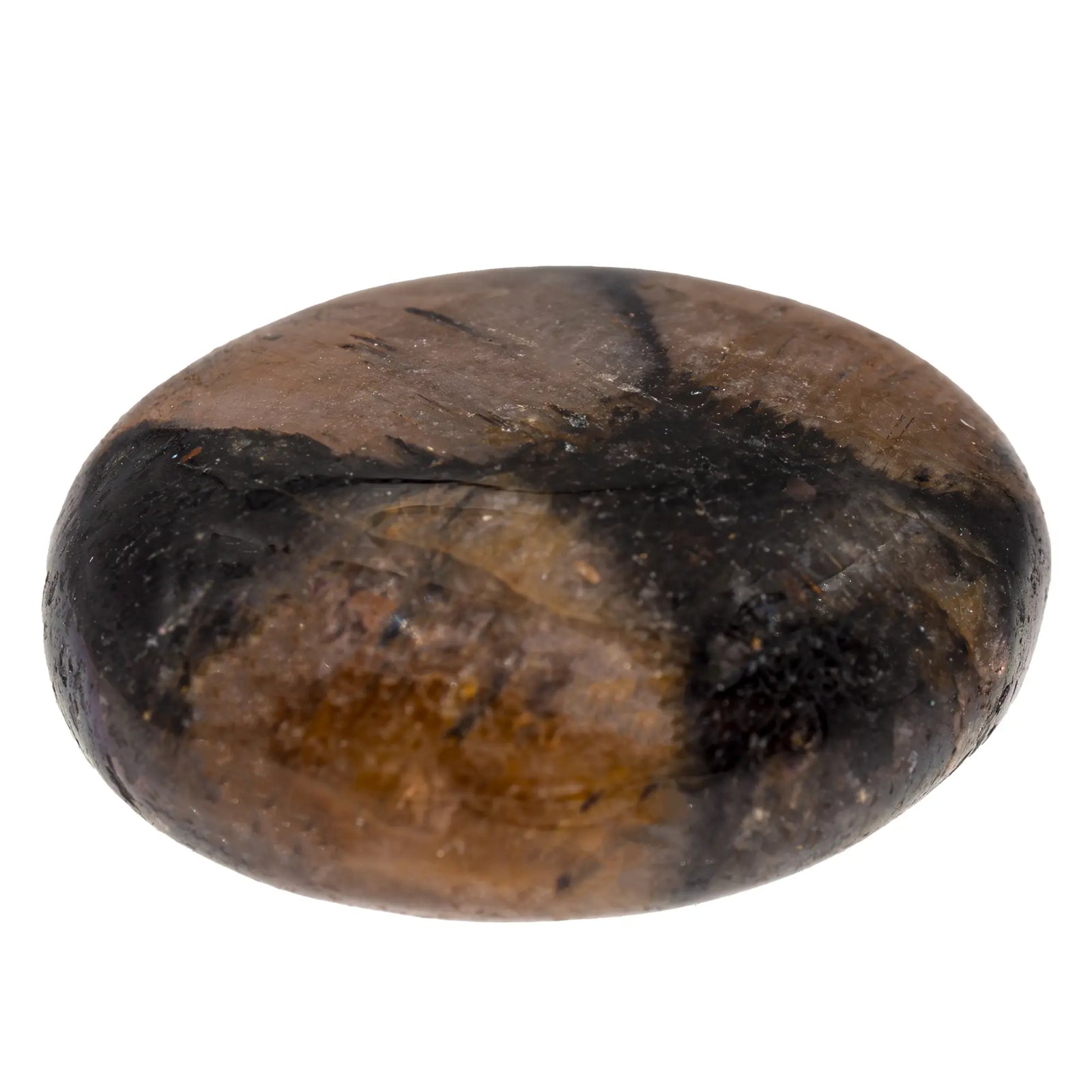 Andalousite var. Chiastolite pierre roulée - 1.5 à 2 cm - chiastolite-roulee-andalousite-andpr0 - CRISTAL SOURCES