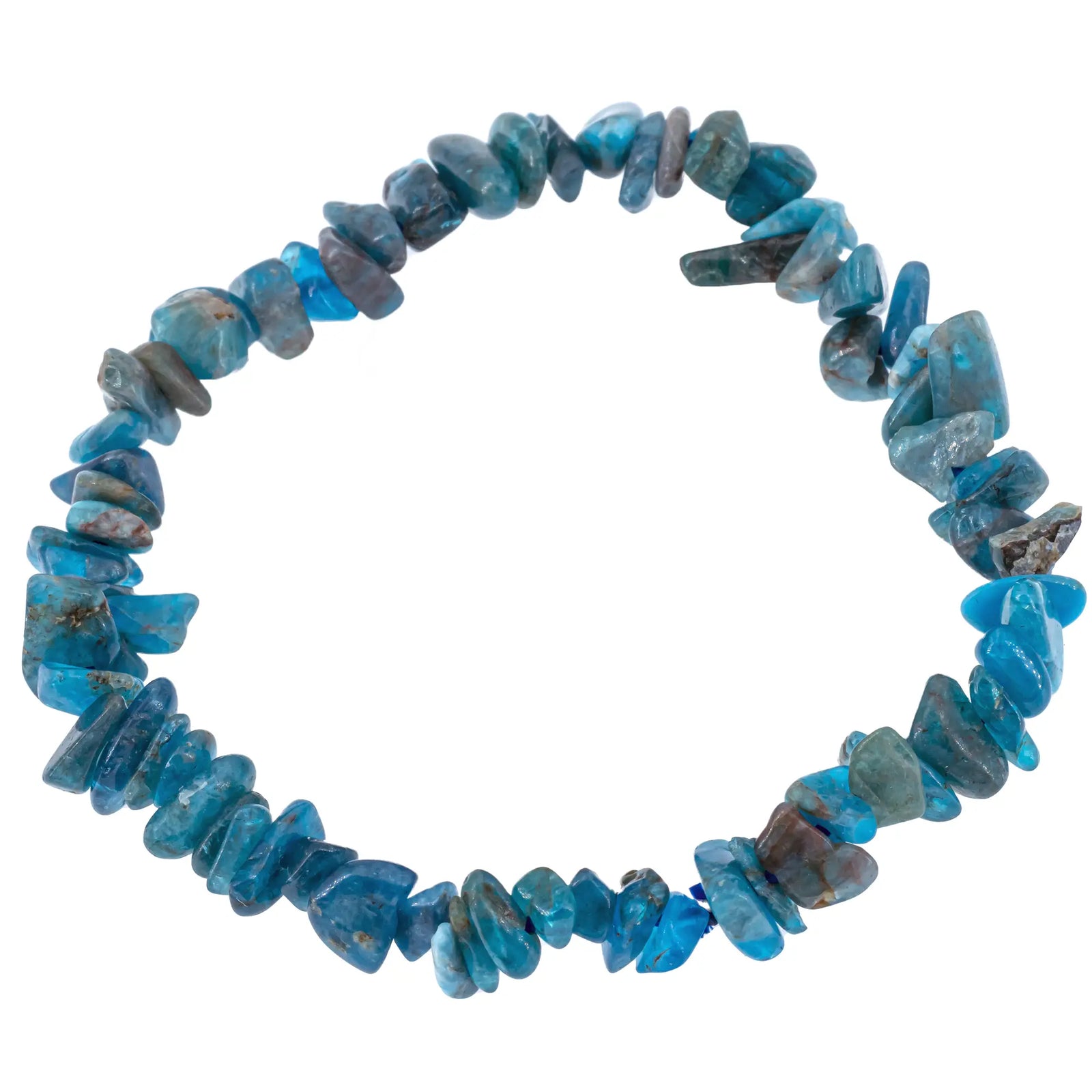 Bracelet Apatite bleue perle baroque - bracelet-apatite-bleue-perle-baroque-apbbra2 - CRISTAL SOURCES