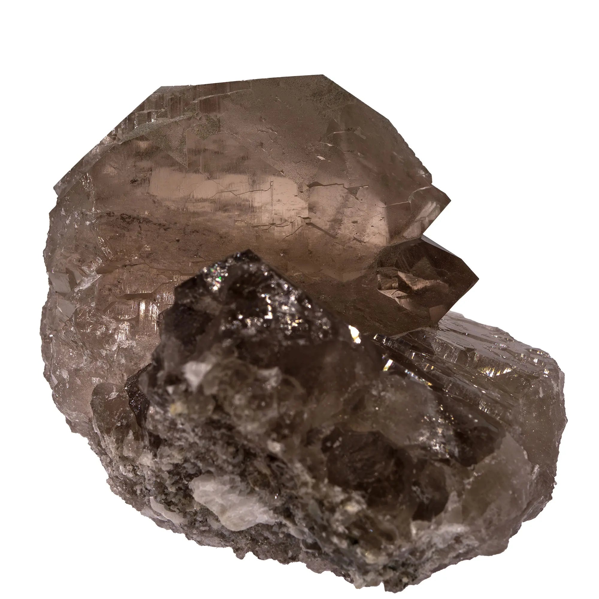 Gwindel quartz fumé - Mont Blanc, Chamonix, France - CRISTAL SOURCES