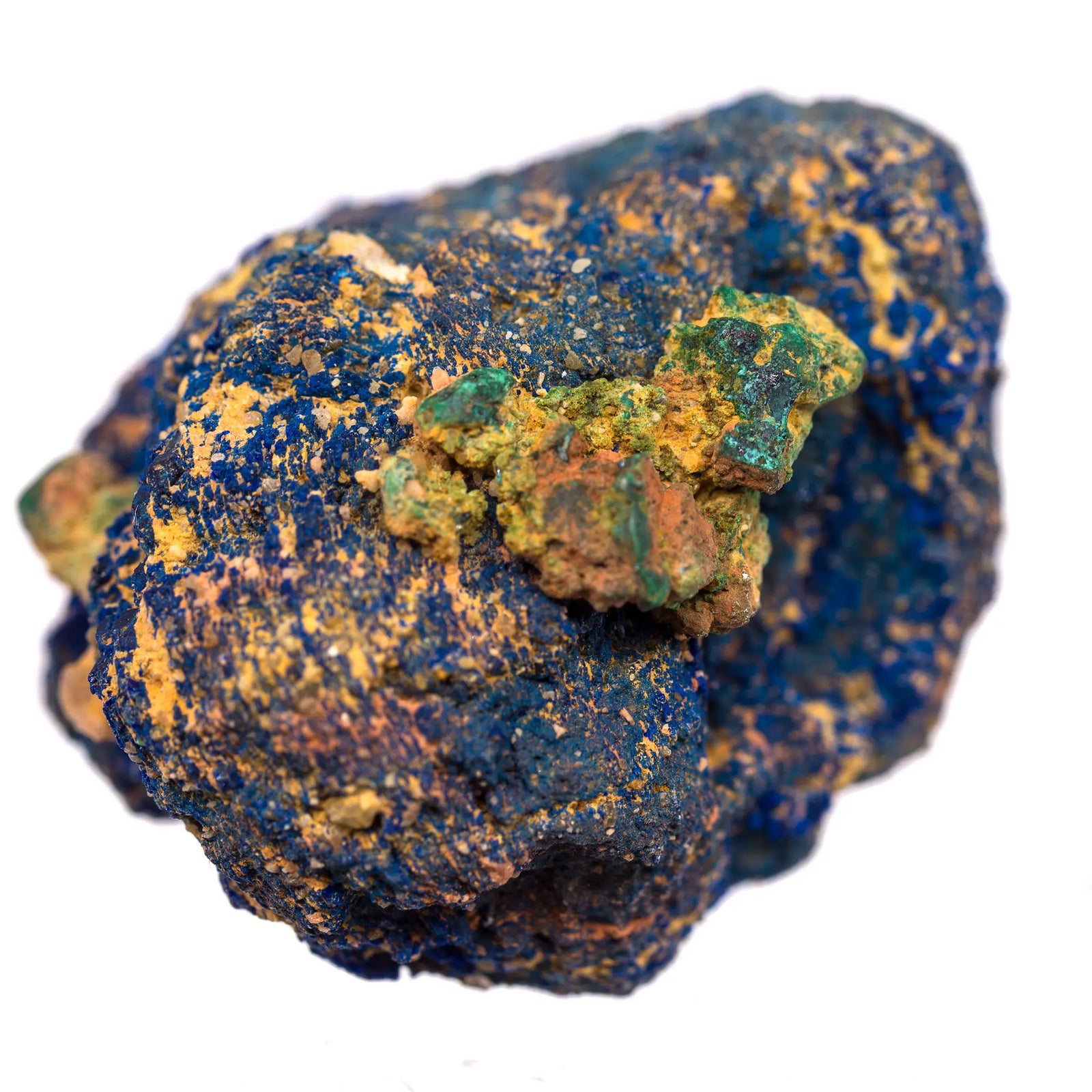Azurite - cuprite - nodul brut - Chessy les Mines - azurite-collection-chessy-france-azu16 - CRISTAL SOURCES