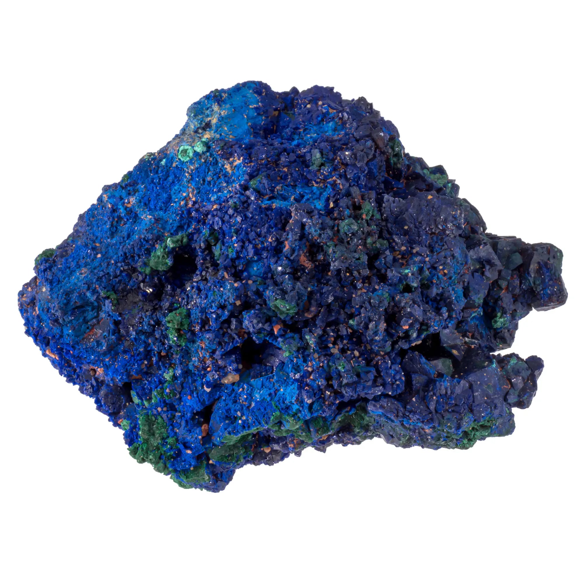 Azurite cristaux avec Malachite - Chessy, France - CRISTAL SOURCES