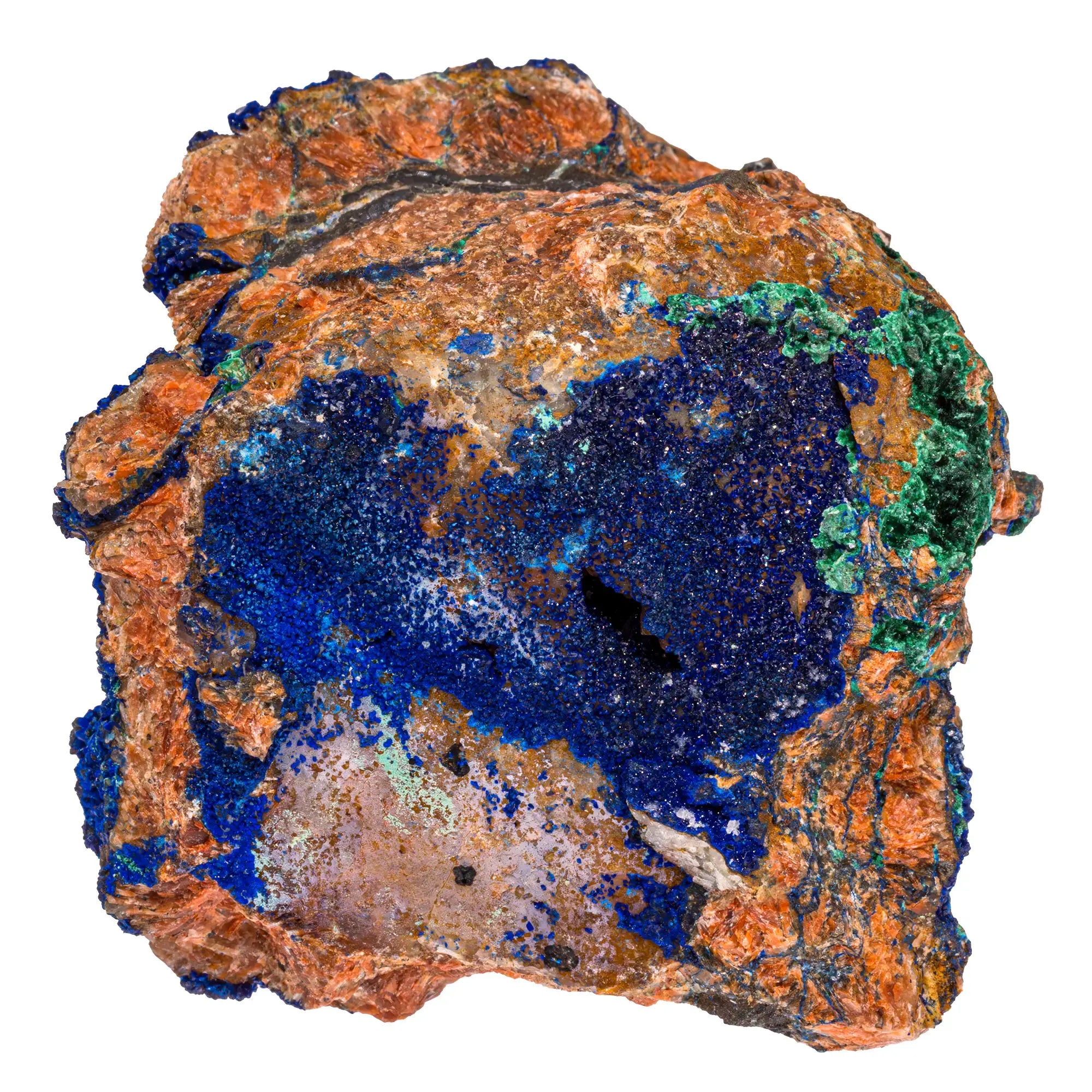Azurite - pierre brute - Maroc - 86 gr - azurite-maroc-azu2 - CRISTAL SOURCES