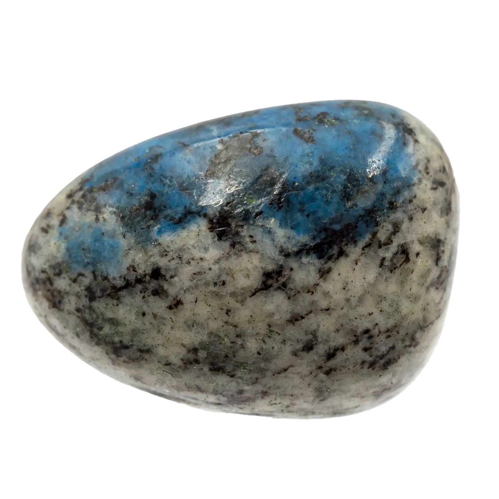 Cabochon - Azurite - goutte - K2 Pakistan - 1.5 à 2 cm - azurite-cabochon-polie-pakistan-azu22 - CRISTAL SOURCES