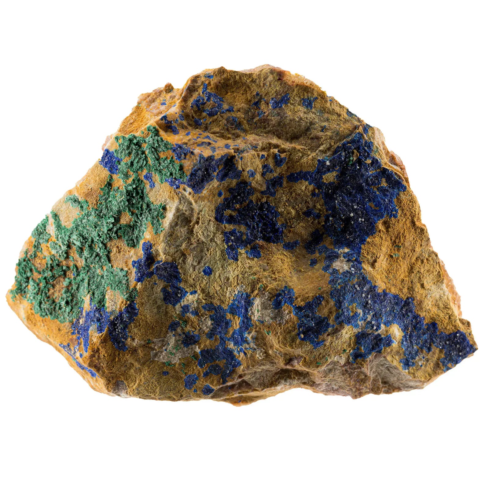 Azurite du Maroc - pierre brute - 9 à 10 cm - azurite-pierre-brute-maroc-azu24 - CRISTAL SOURCES