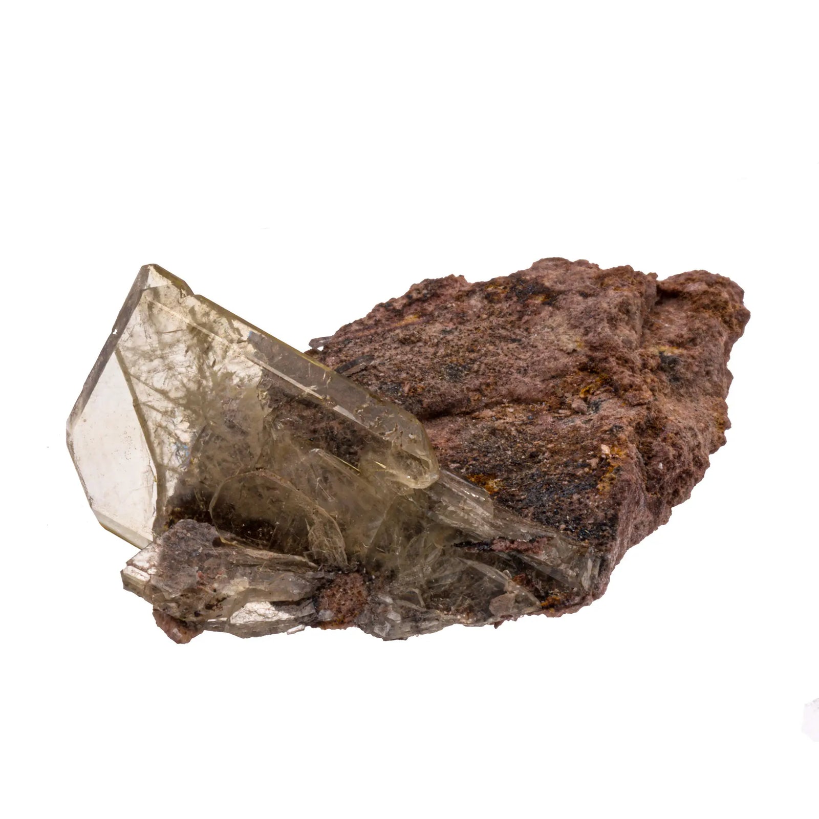 Baryte cristal sur dolomite des Andes - baryte-cristal-perou-bar1 - CRISTAL SOURCES