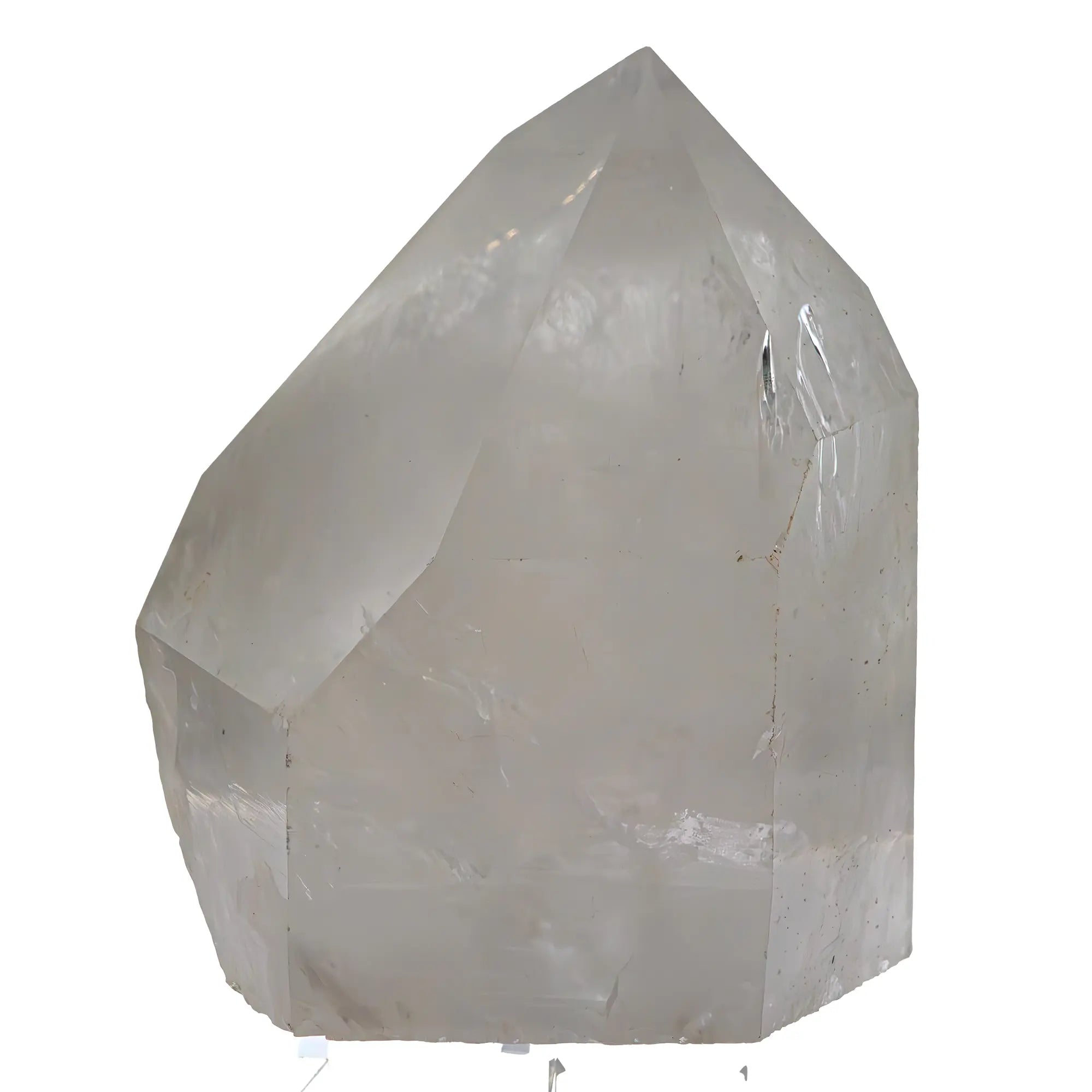 Grande pointe de quartz brut 14 cm - Origine Brésil - cristal-de-roche-grand-cristal-brut-bresil-bcr5 - CRISTAL SOURCES