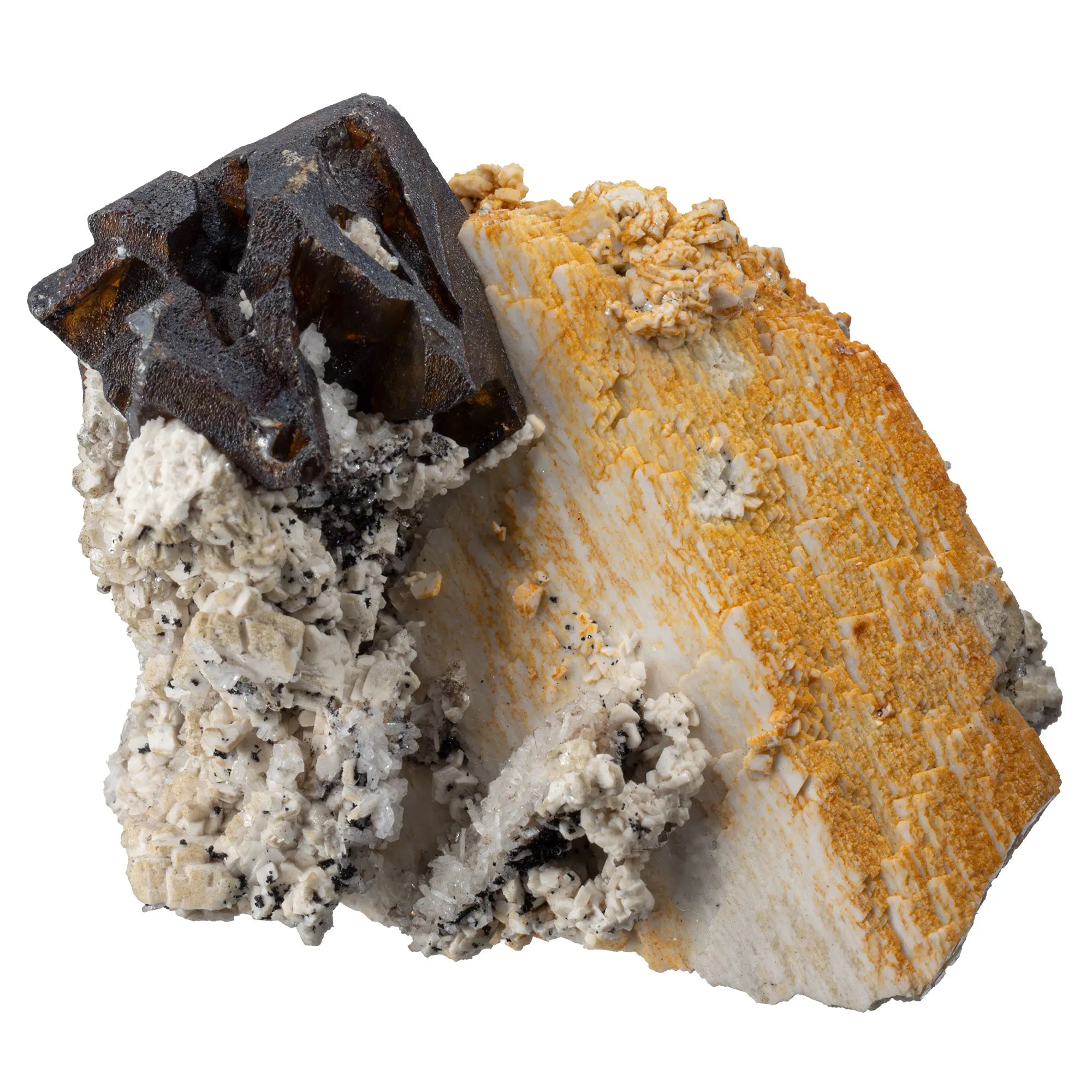 Sphalérite cristal avec figures de dissolution - Mont St Hilaire, Canada - CRISTAL SOURCES