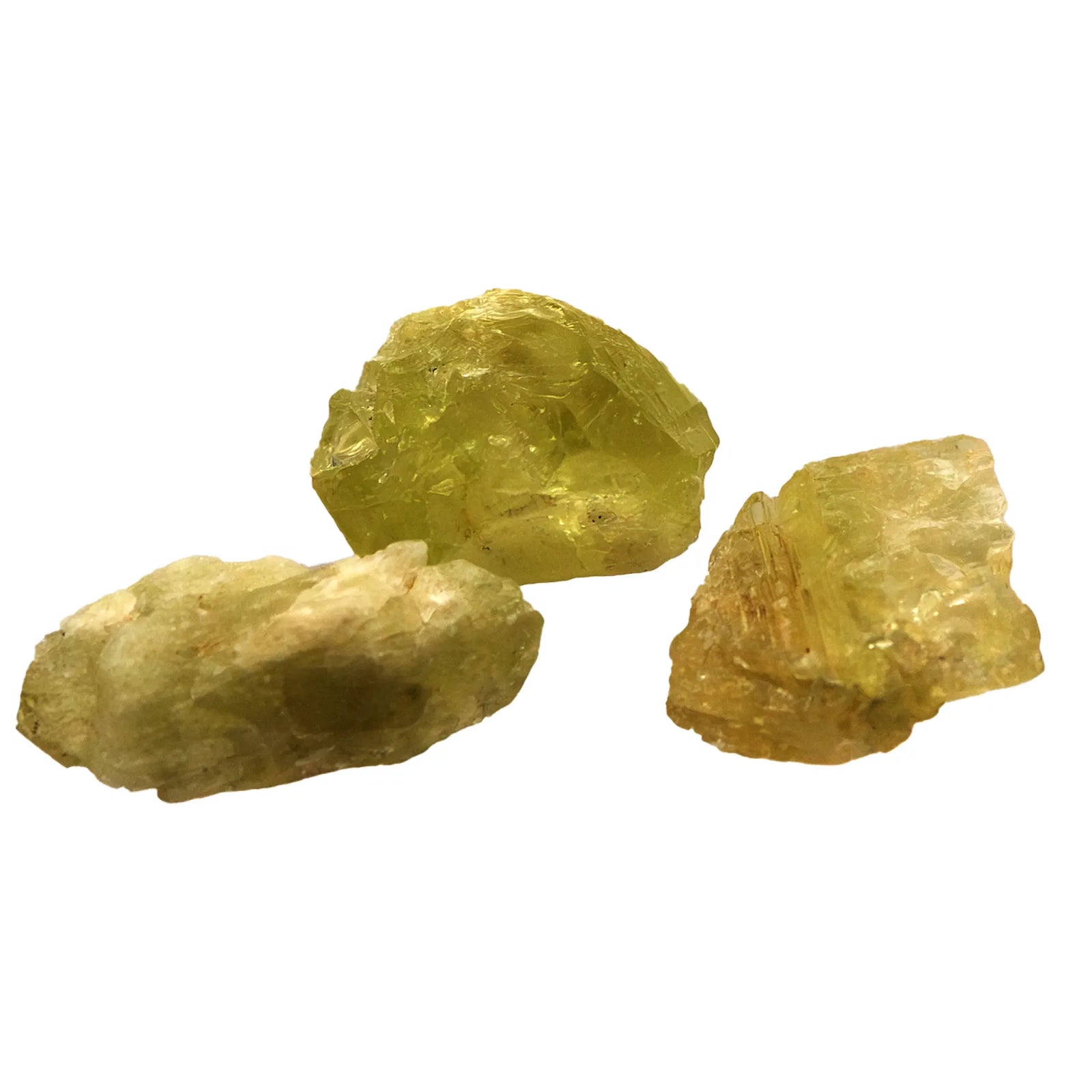 Brazilianite petit cristal brut - Brésil - 1 à 2 cm
