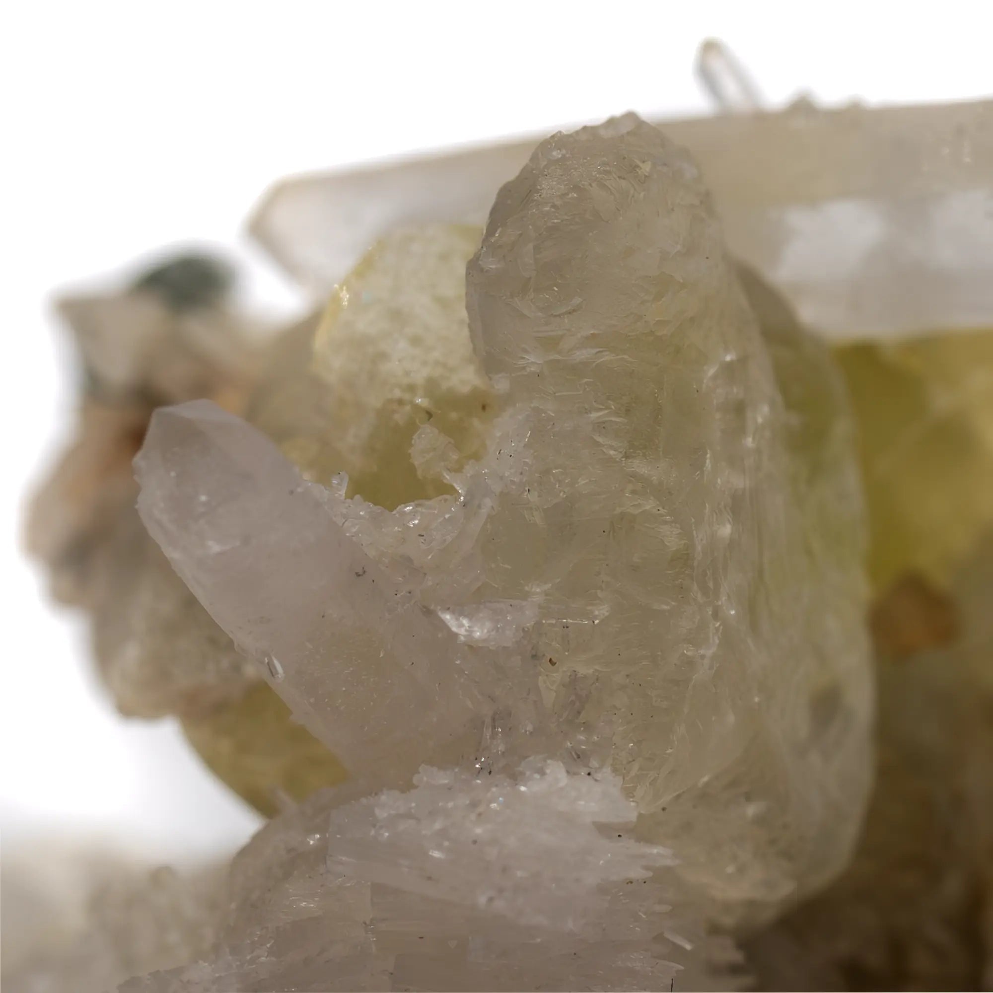 Collection - Brazilianite, beryllonite & quartz - Brésil