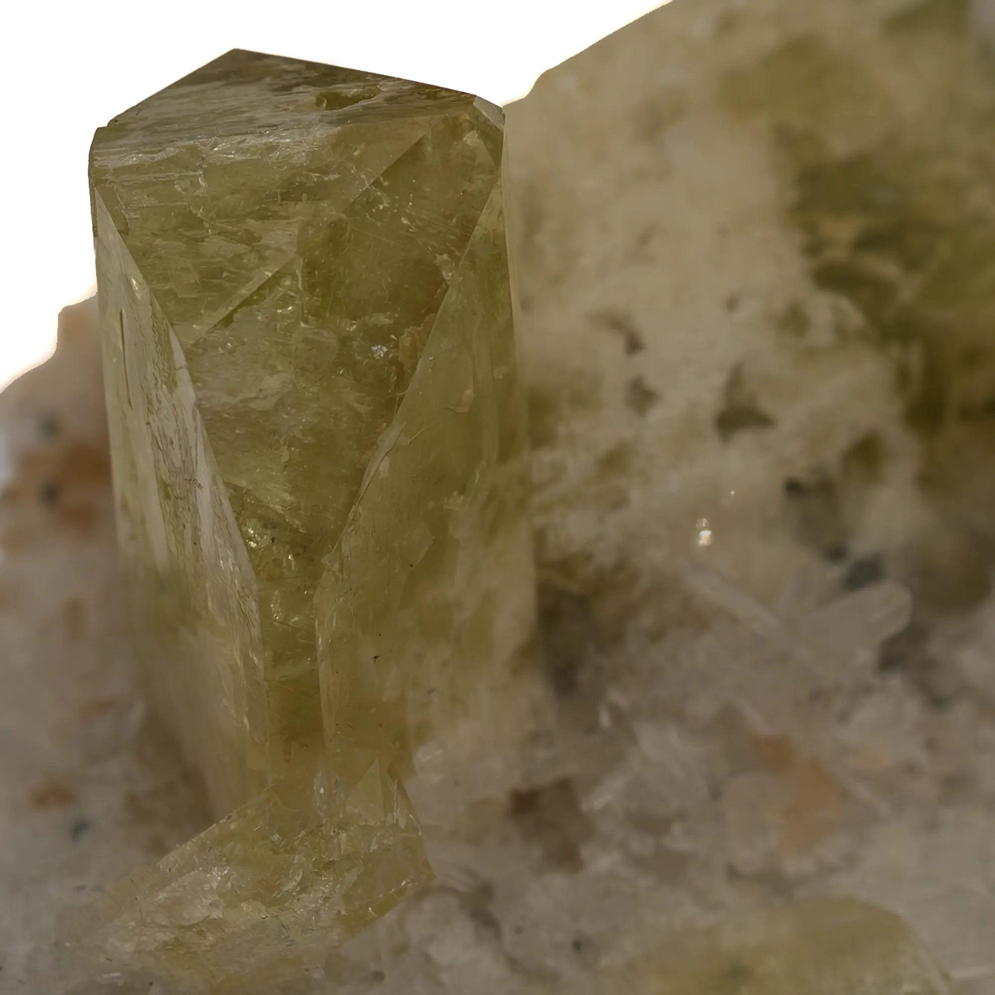 Collection - Brazilianite, beryllonite & quartz - Brésil
