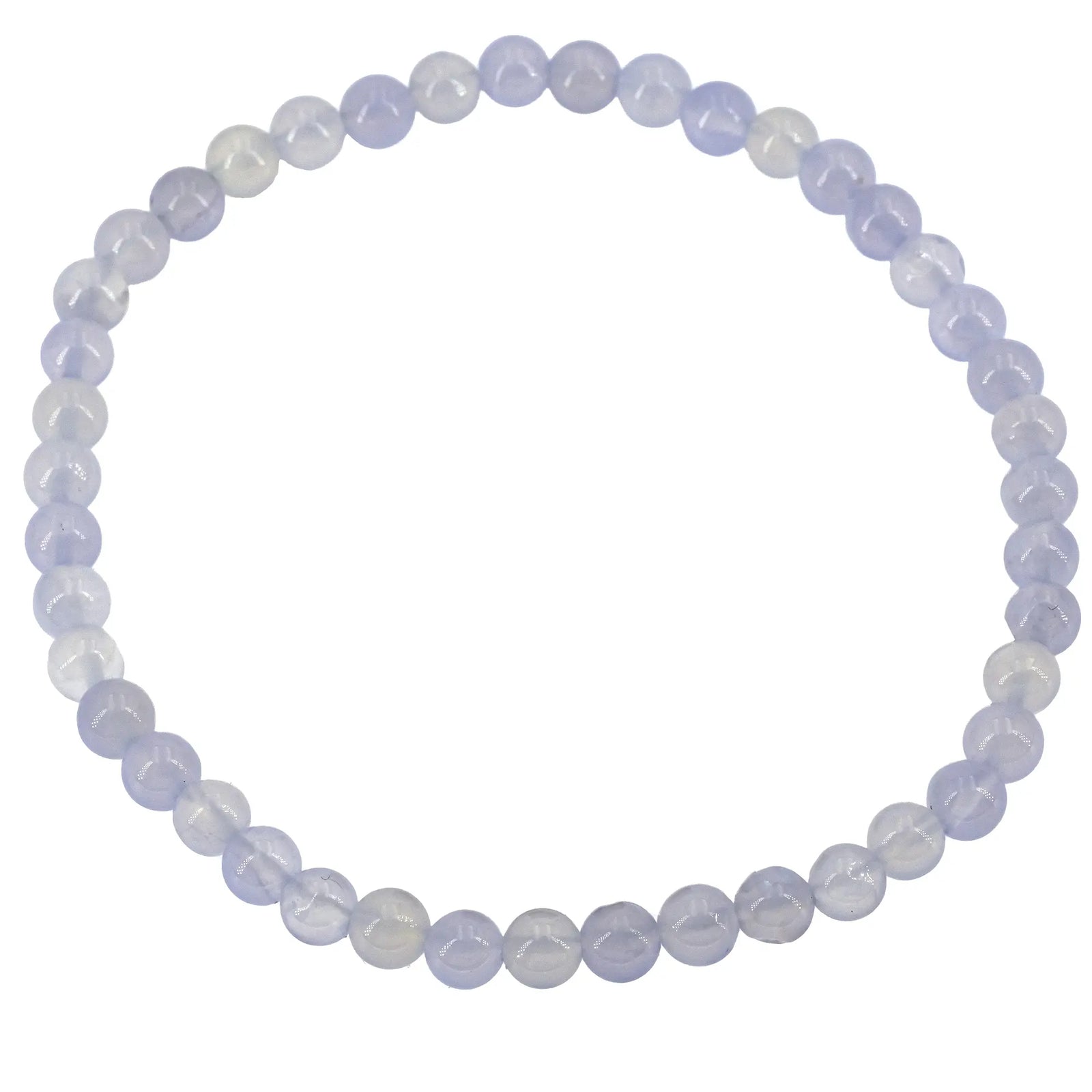 Bracelet calcédoine perle ronde 4mm - bracelet-calcedoine-perle-ronde-4mm-calbra2 - CRISTAL SOURCES