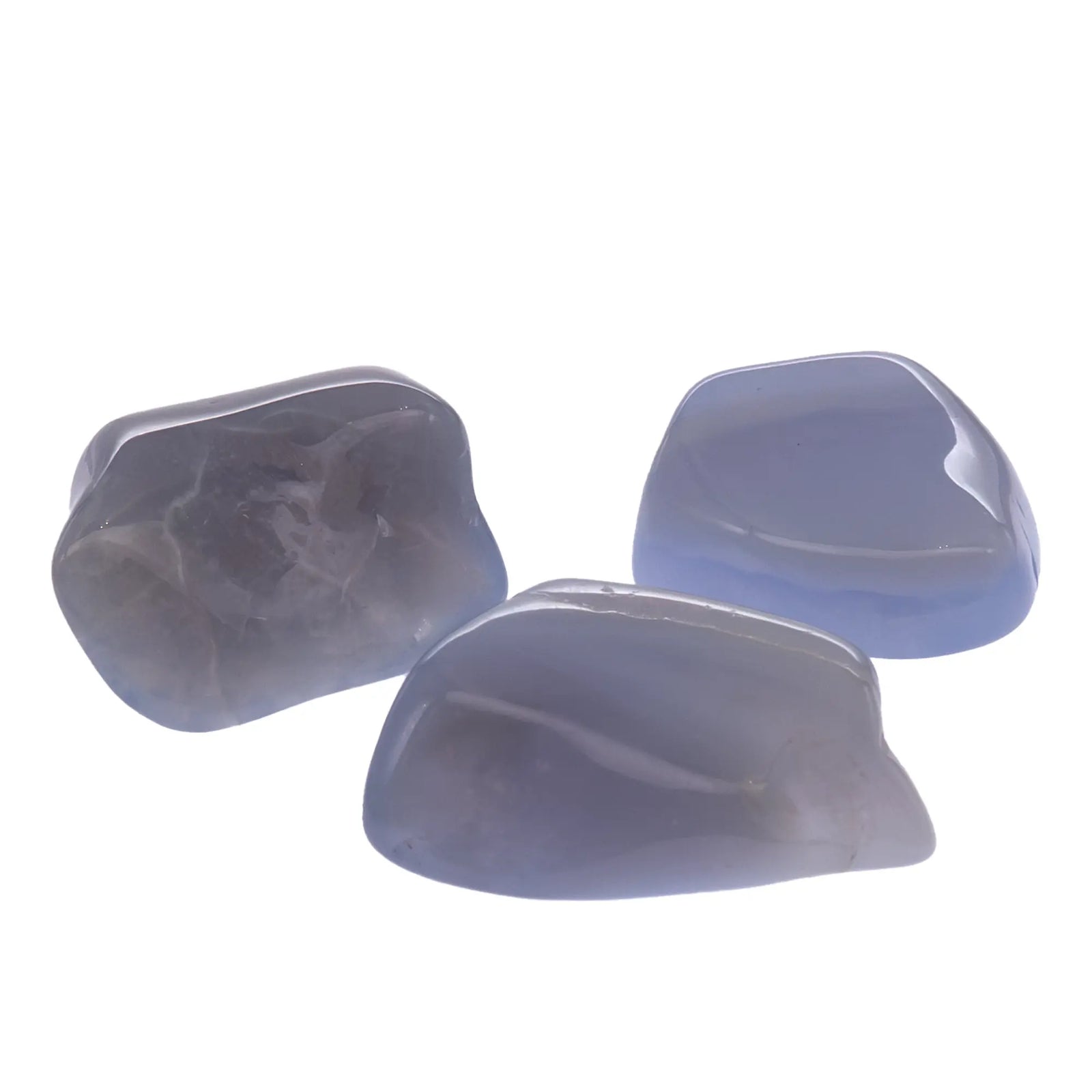Pierre roulée - Calcédoine - Namibie - 2 à 3 cm - calcedoine-roulee-calpr0 - CRISTAL SOURCES