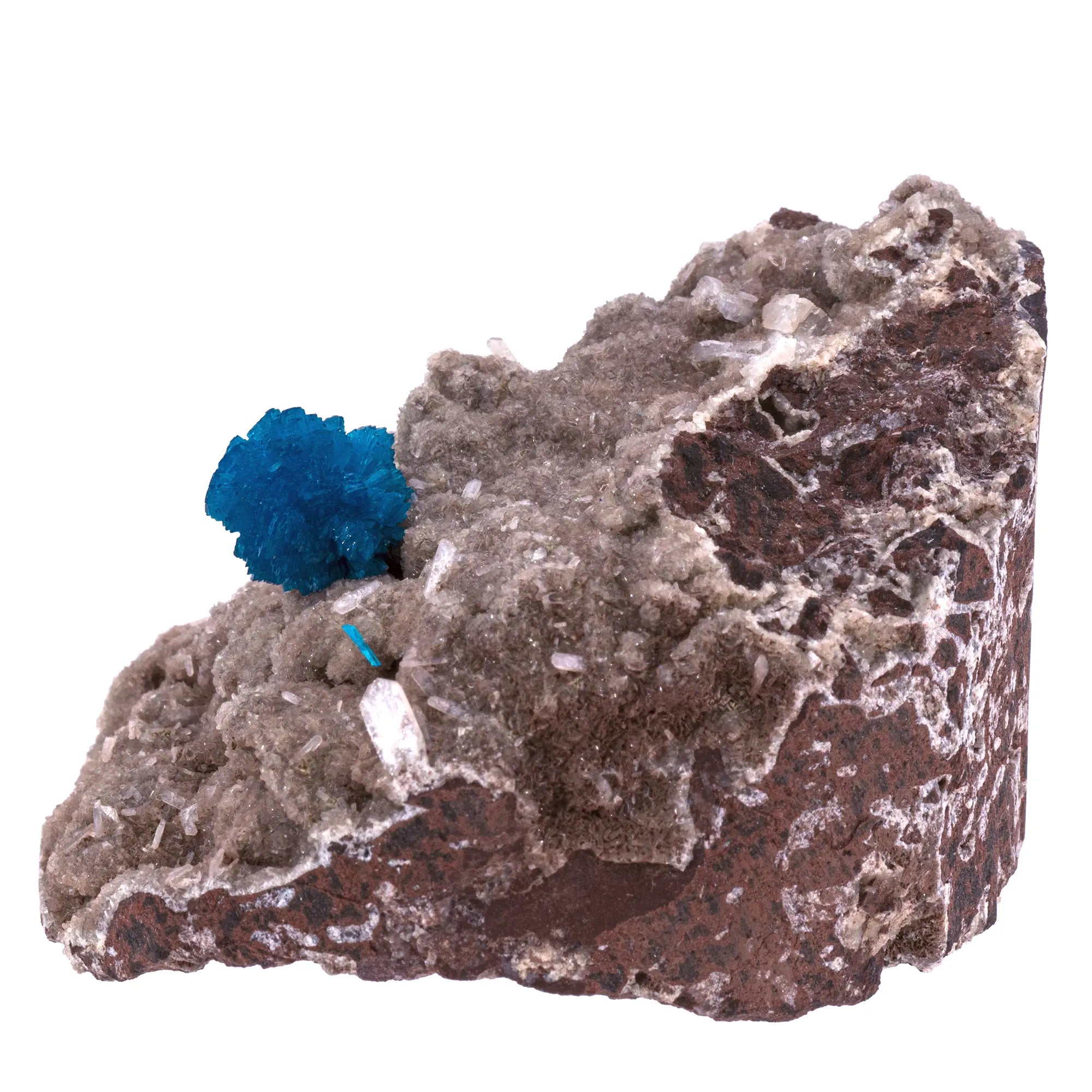 Cavansite - Stilbite - pierre brute - Inde - 128gr - cavansite-stilbite-inde-gros-nodule-cav14 - CRISTAL SOURCES
