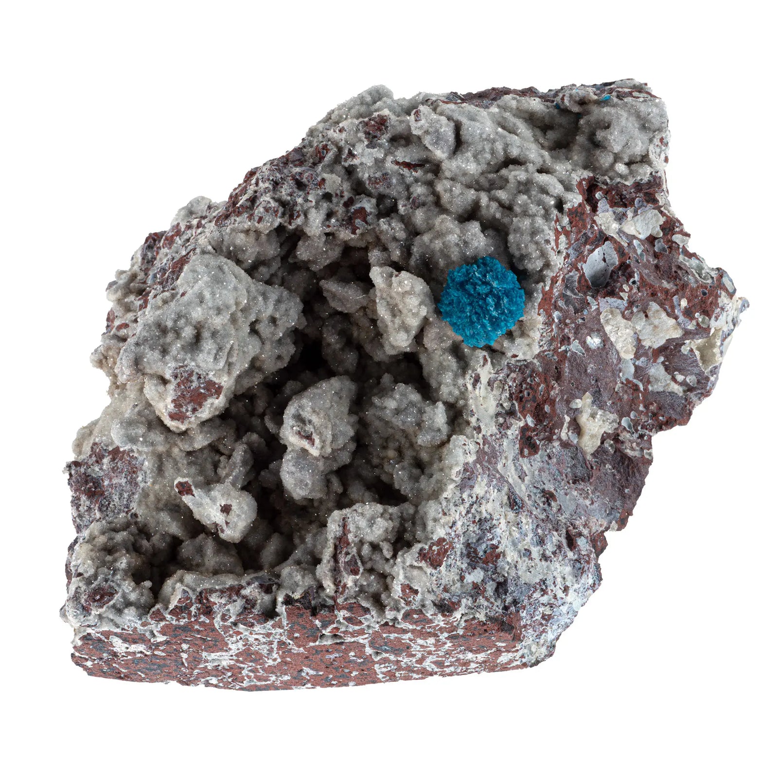 Cavansite - Stilbite - pierre brute - Inde - 339gr - cavansite-stilbite-inde-1-cristal-inde-cav15 - CRISTAL SOURCES