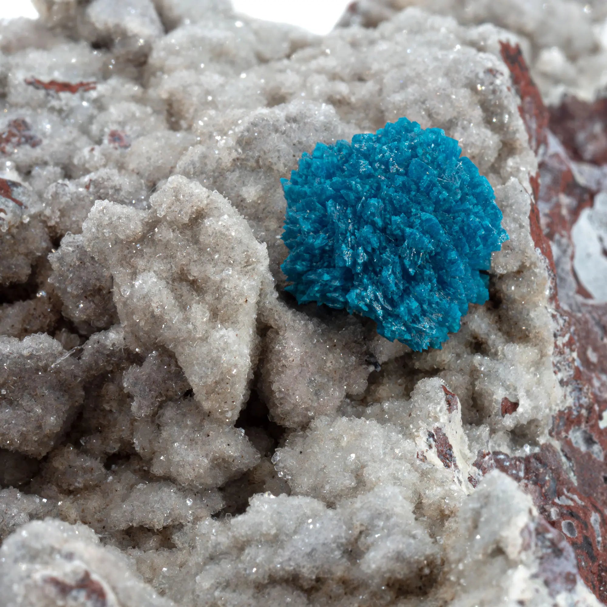Cavansite - Stilbite - pierre brute - Inde - 339gr - cavansite-stilbite-inde-1-cristal-inde-cav15 - CRISTAL SOURCES