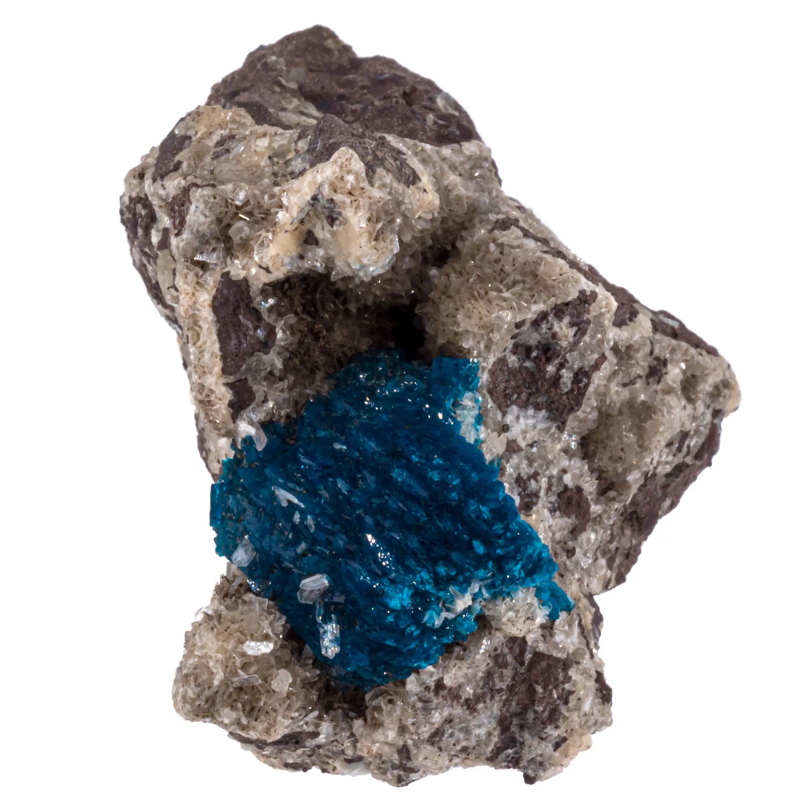 Cavansite - Stilbite - pierre brute - Inde - 44gr - cavansite-stilbite-wagholi-inde-cav2 - CRISTAL SOURCES
