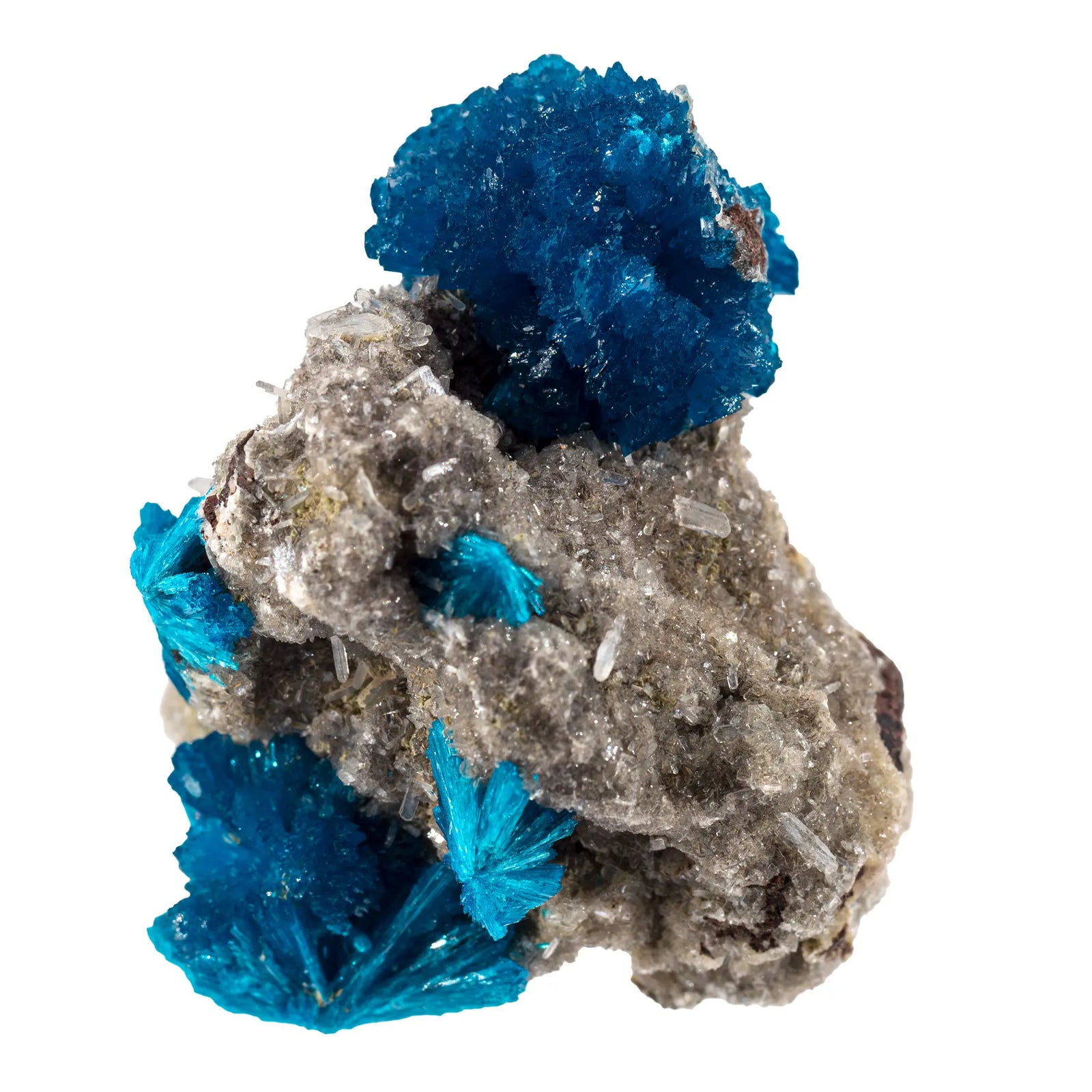 Cavansite - Stilbite - pierre brute - Inde - 35gr - cavansite-stilbite-collection-inde-cav9 - CRISTAL SOURCES