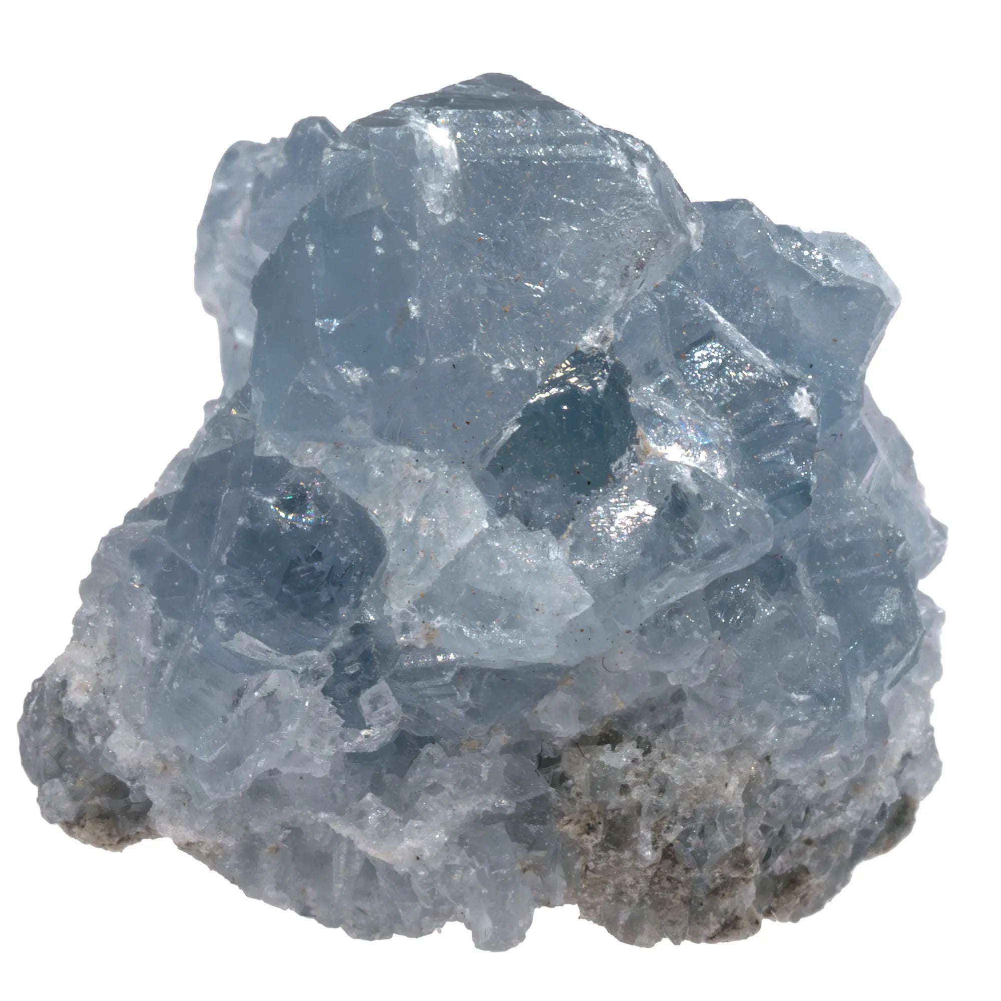 Célestite bleue petit amas brut - 2 à 3 cm - celestite-petit-amas-brut-cel12 - CRISTAL SOURCES