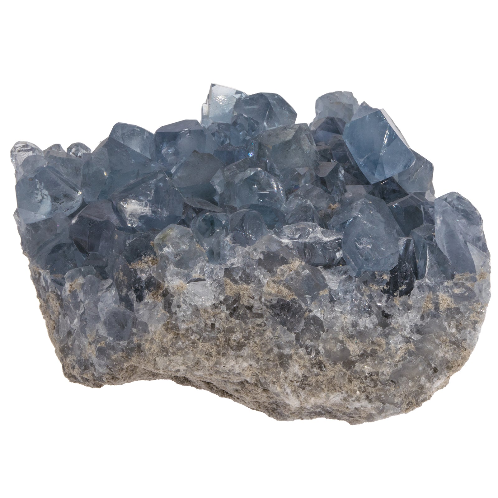 Amas Célestine bleue 6 à 7 cm - celestine-druse-brute-sakoany-madagascar-cel2 - CRISTAL SOURCES