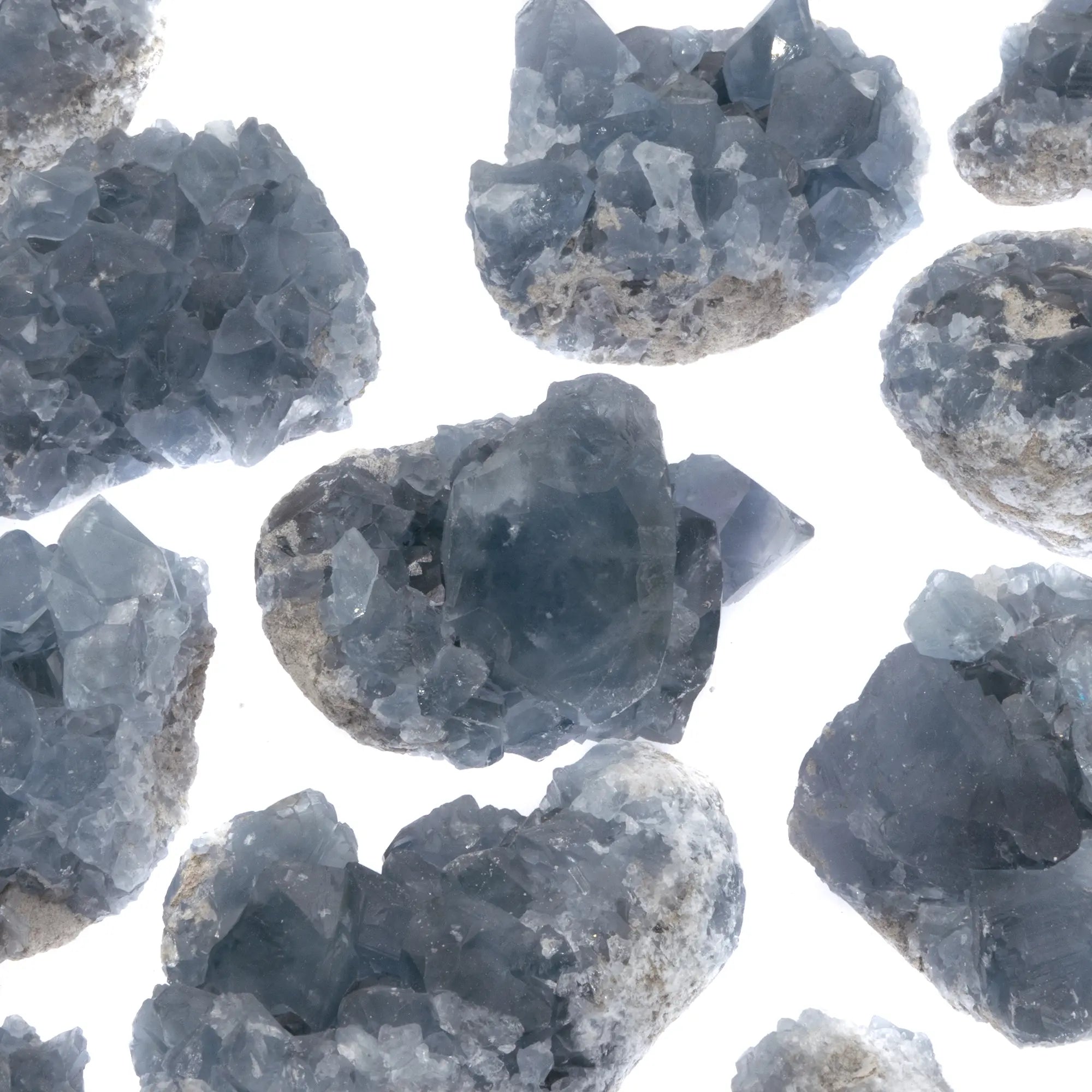 Amas Célestine 9 à 10 cm - celestine-druse-brute-sakoany-madagascar-cel8 - CRISTAL SOURCES