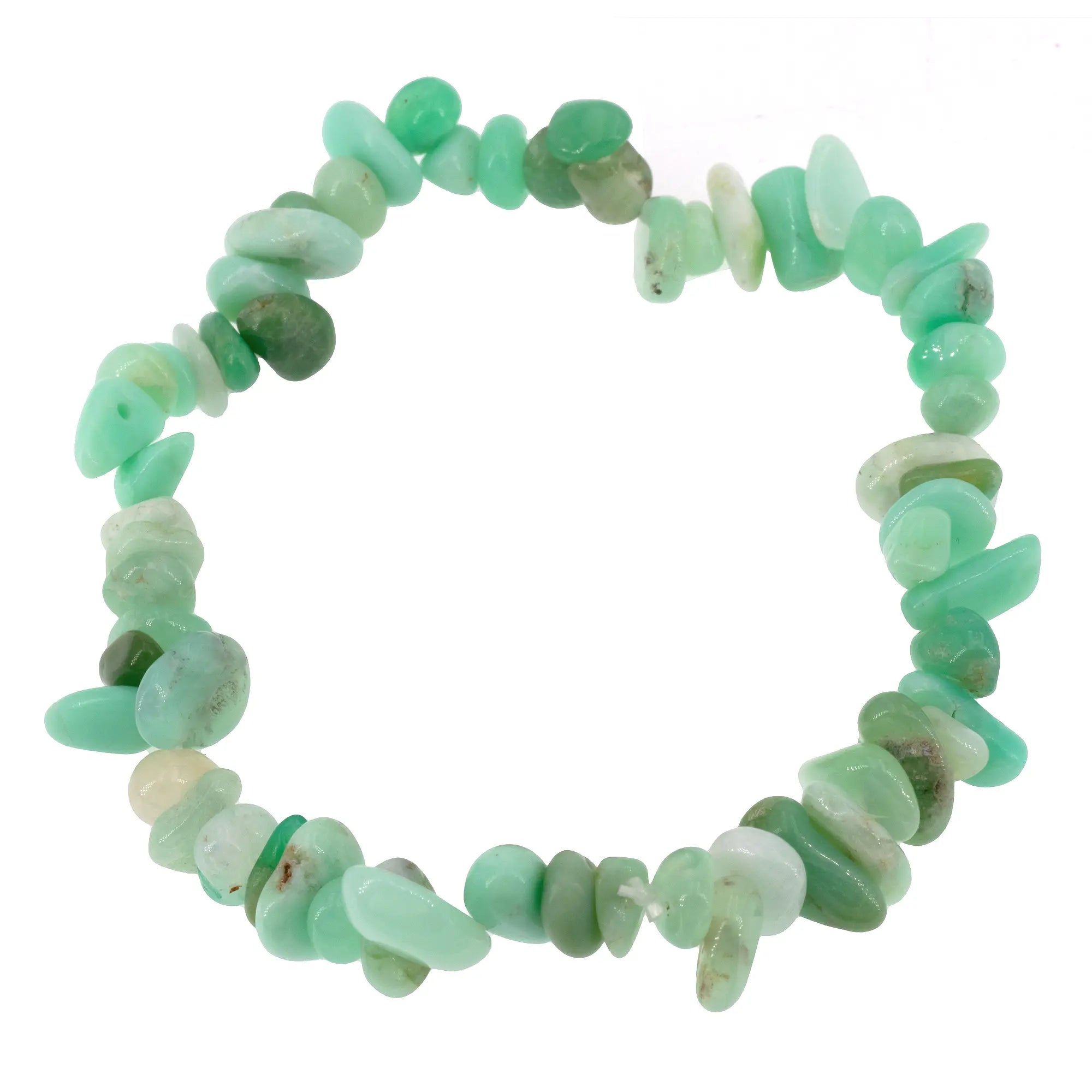 Bracelet Chrysoprase perle baroque - bracelet-chrysoprase-perle-baroque-chpbra1 - CRISTAL SOURCES