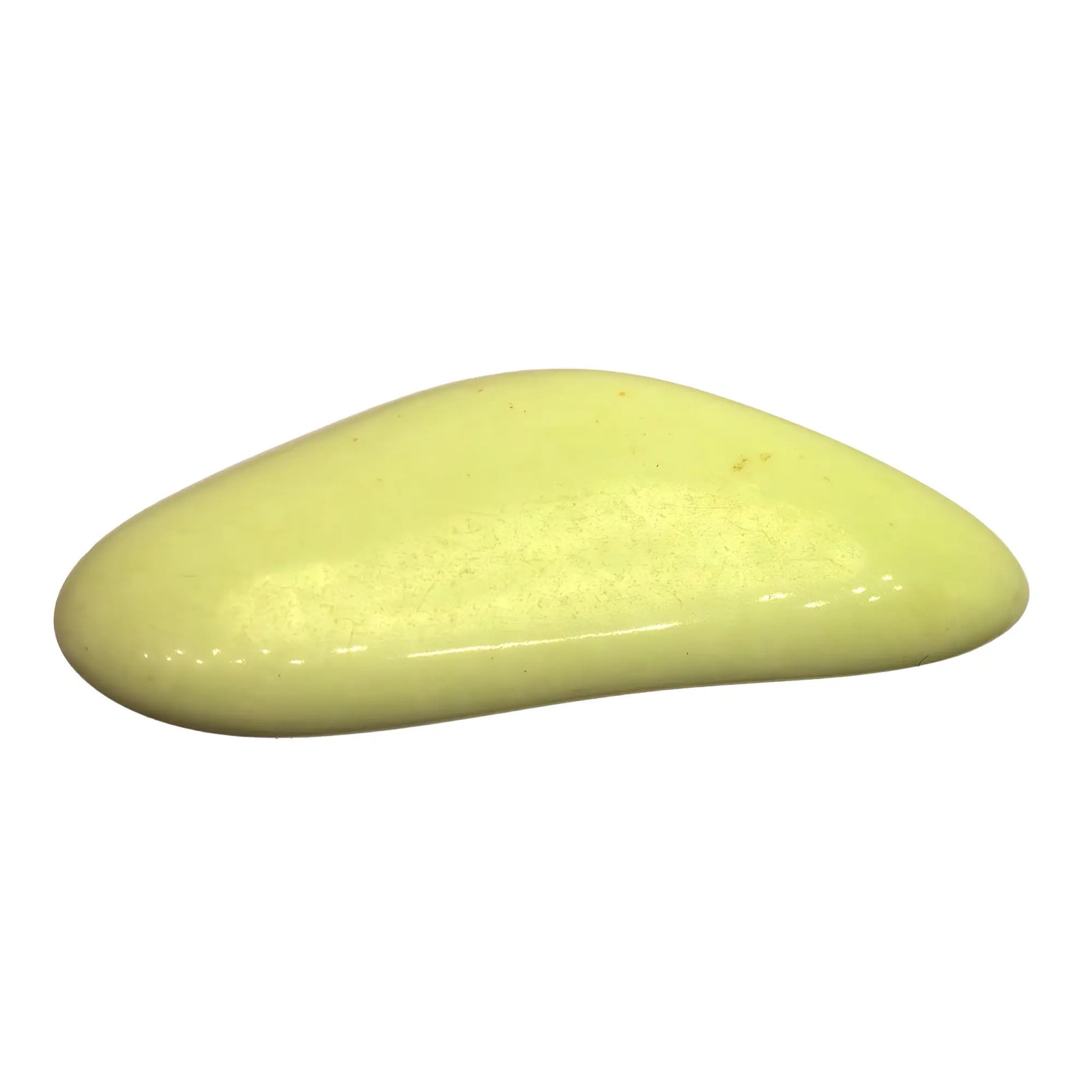 Pierre roulée - Magnésite jaune - chrysoprase citron - Tanzanie - 2.5 à 3 cm - magnesite-jaune-roulee-chpcpr0 - CRISTAL SOURCES