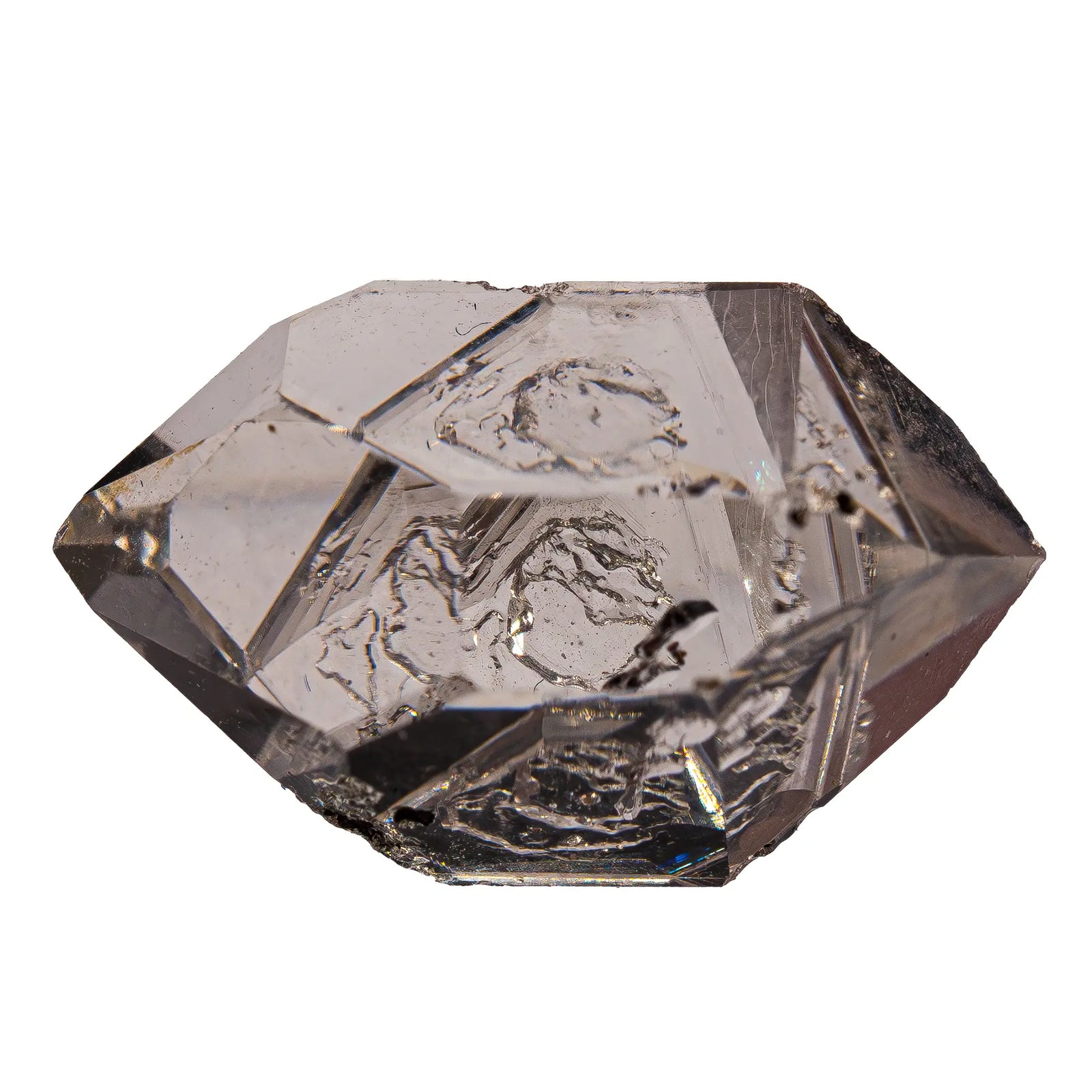 "Diamant de Herkimer" cristal de roche biterminé brut - CRISTAL SOURCES