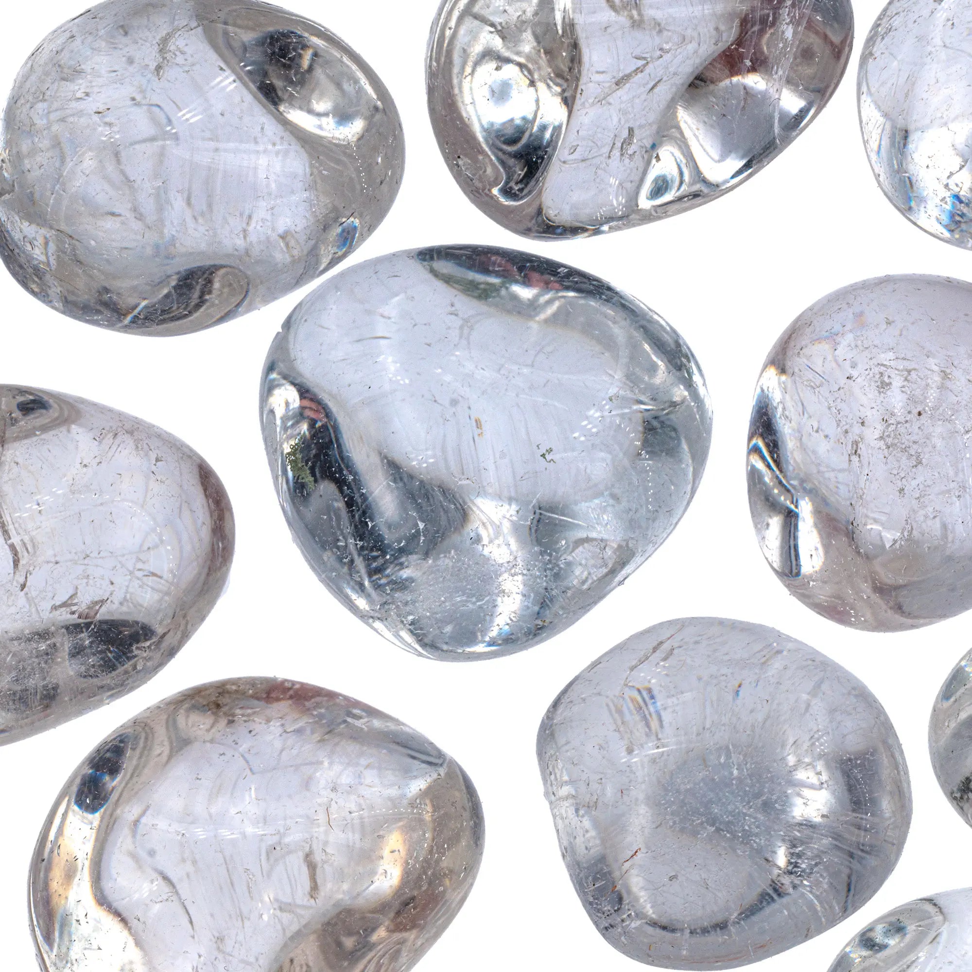 Pierre roulée - Cristal de roche - Brésil - 2 à 3 cm - cristal-de-roche-roule-crpr1 - CRISTAL SOURCES