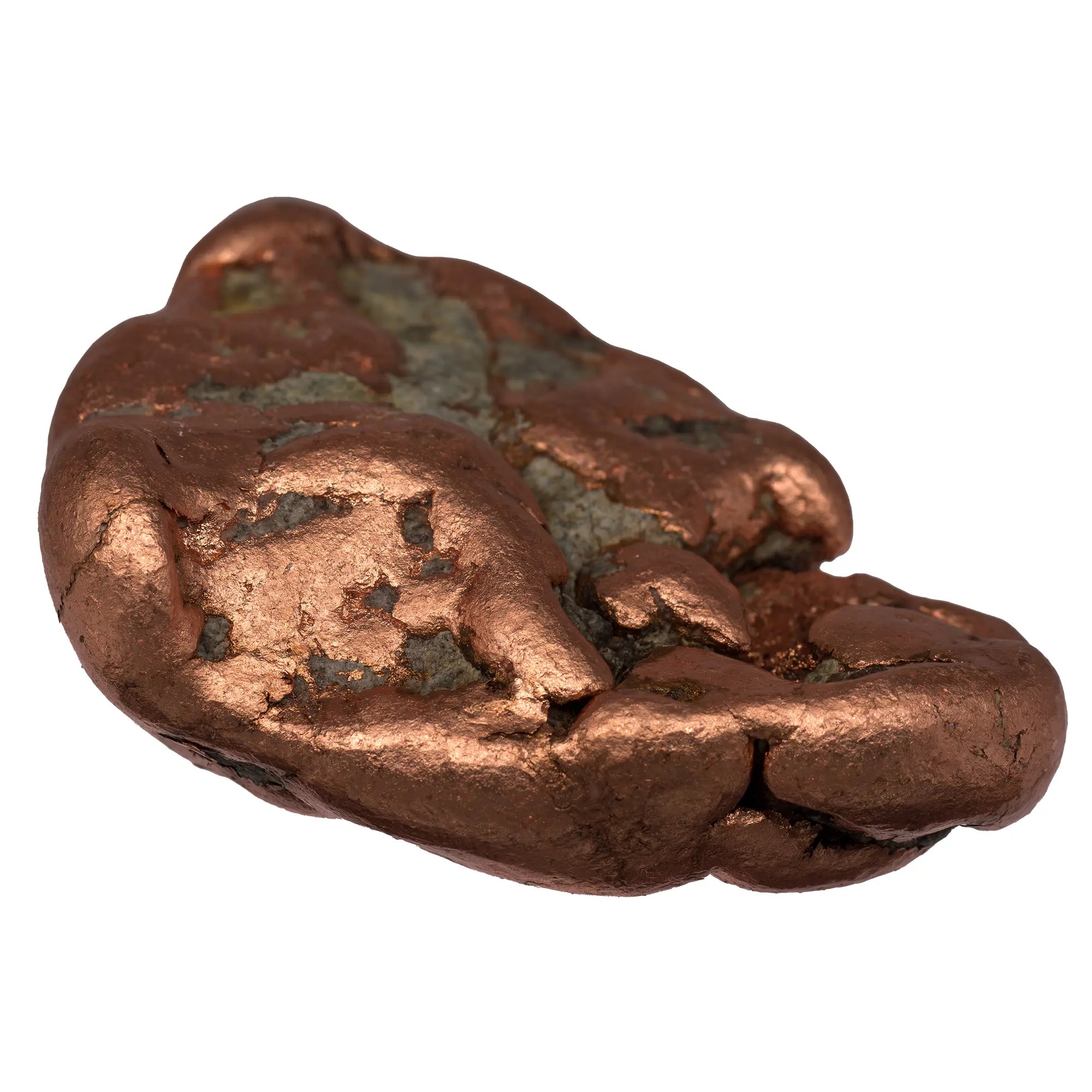 Pépite Cuivre natif polie - Michigan - 446gr - CRISTAL SOURCES