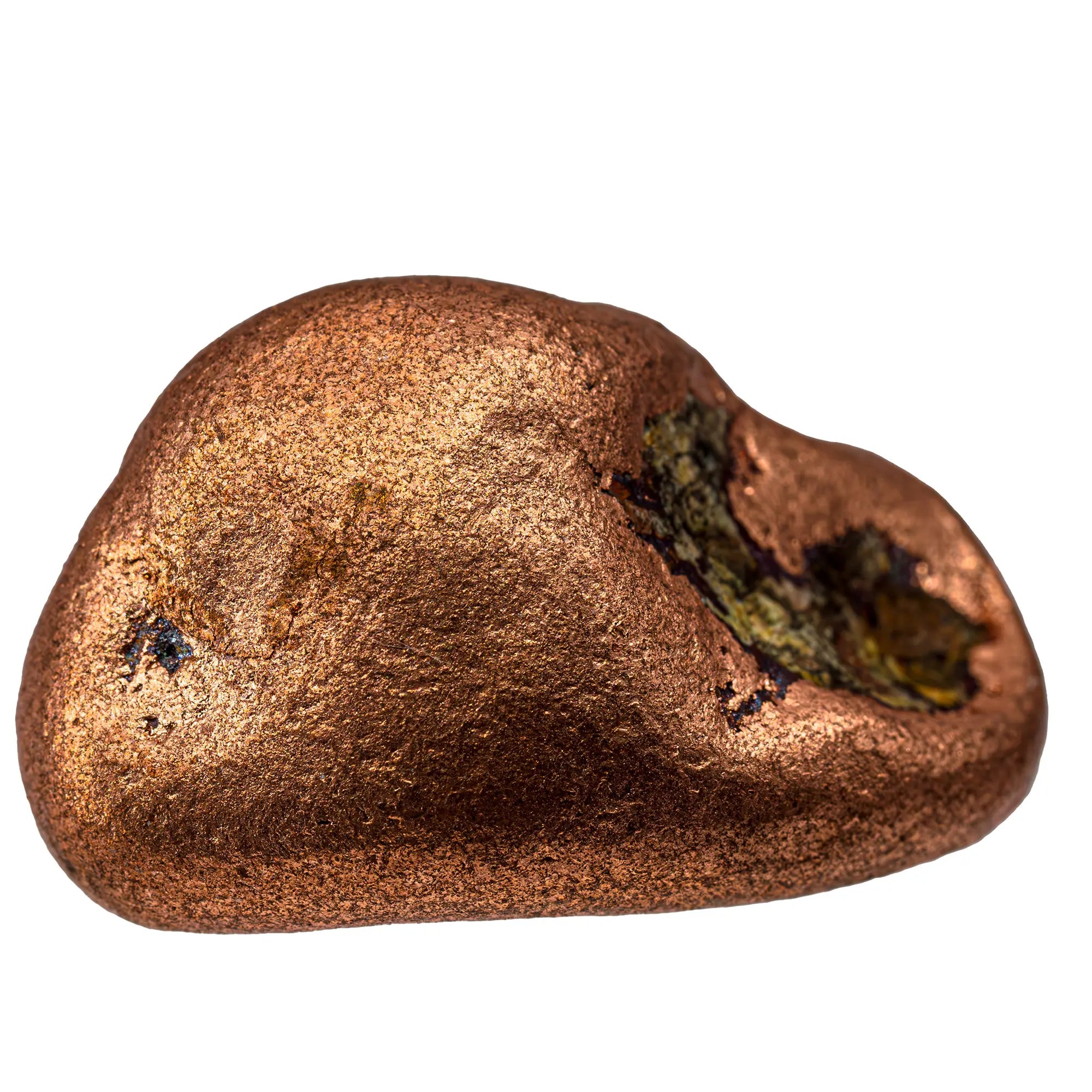 Pierre roulée - Cuivre natif - Keweenaw - 41gr - cuivre-natif-roule-keweenaw-41gr-cun19 - CRISTAL SOURCES