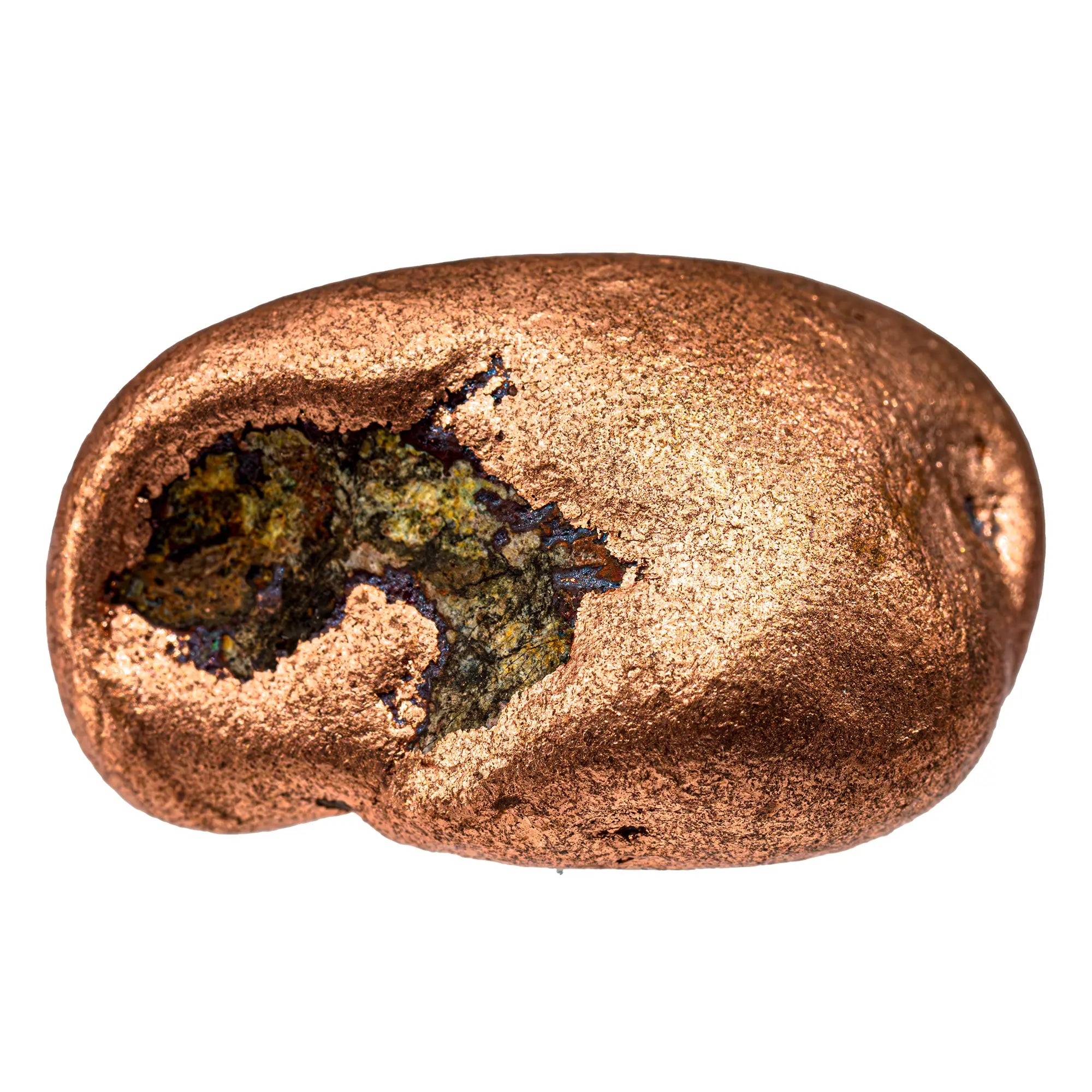 Pierre roulée - Cuivre natif - Keweenaw - 41gr - cuivre-natif-roule-keweenaw-41gr-cun19 - CRISTAL SOURCES