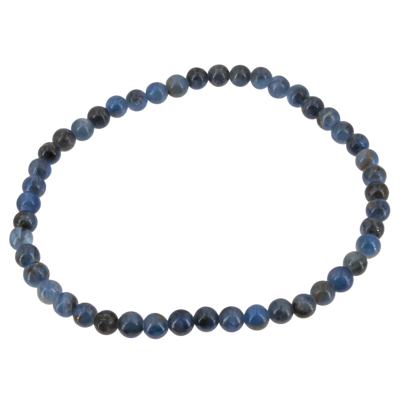 Bracelet Cyanite perle ronde 4 mm - bracelet-cyanite-perle-ronde-4mm-cyabra2 - CRISTAL SOURCES