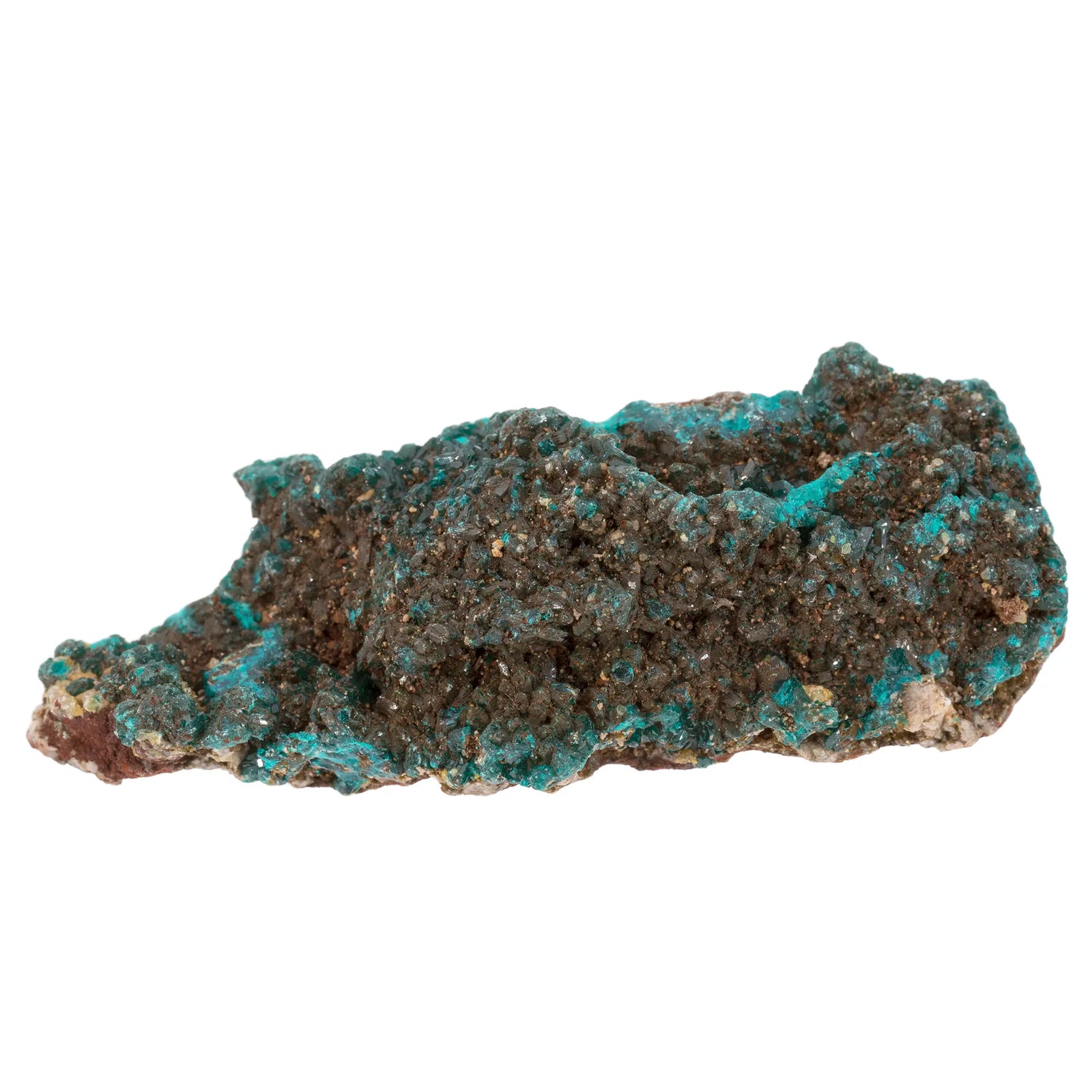Dioptase - Mimétite - pierre brute - 6,2 cm - Congo - CRISTAL SOURCES
