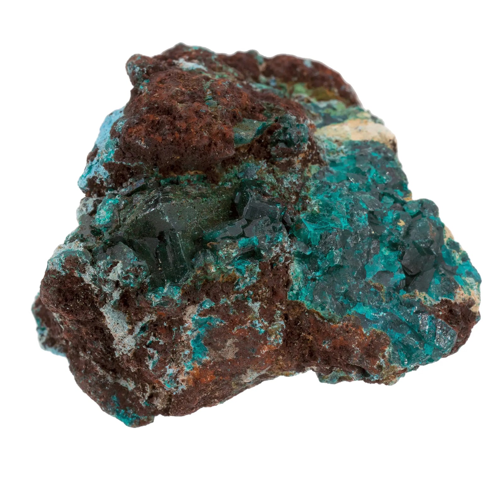 Dioptase - Shattuckite - Pierre brute - 4,7 gr - Congo - CRISTAL SOURCES